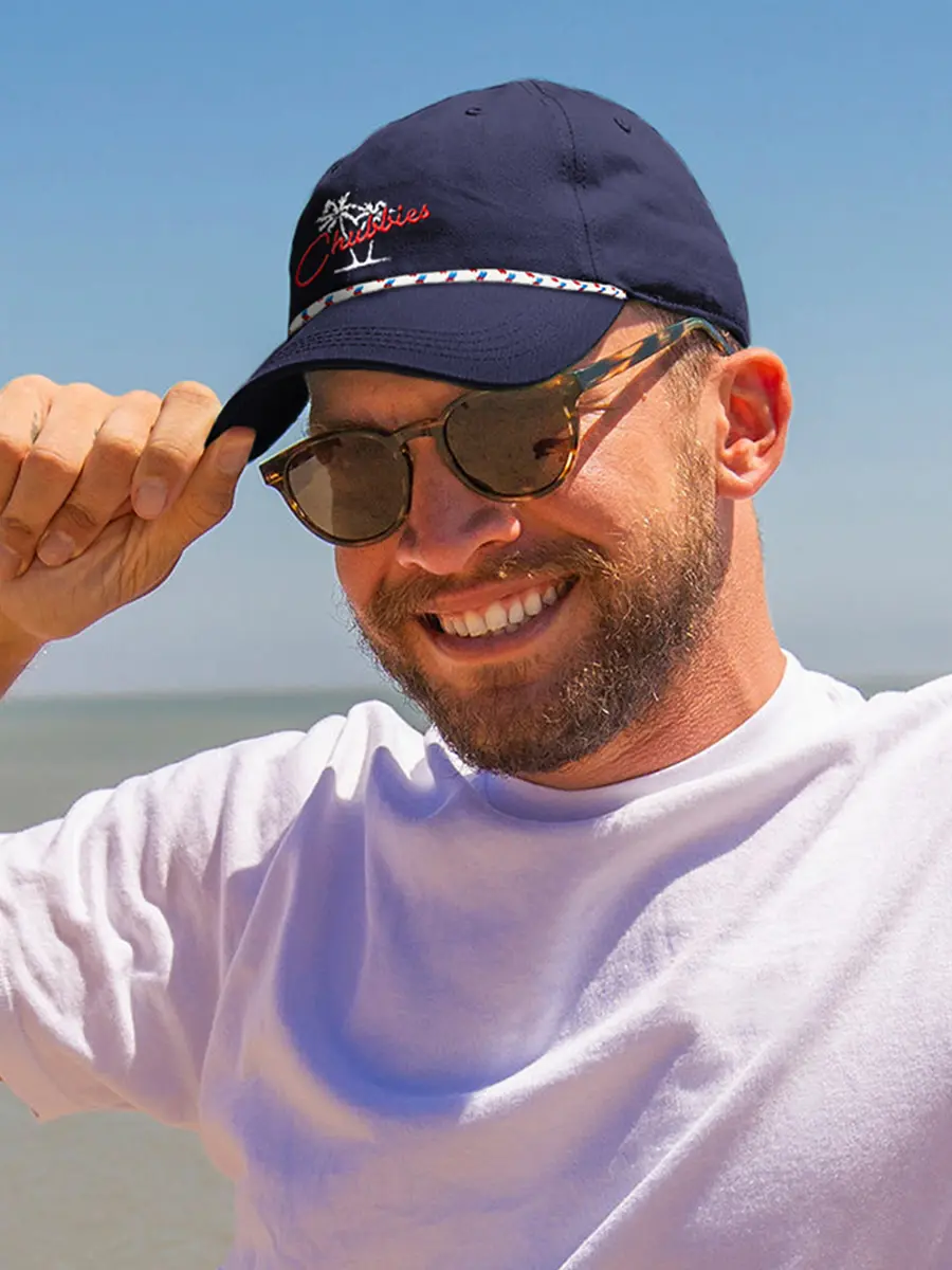 Navy Nylon Rope Hat - Image 3