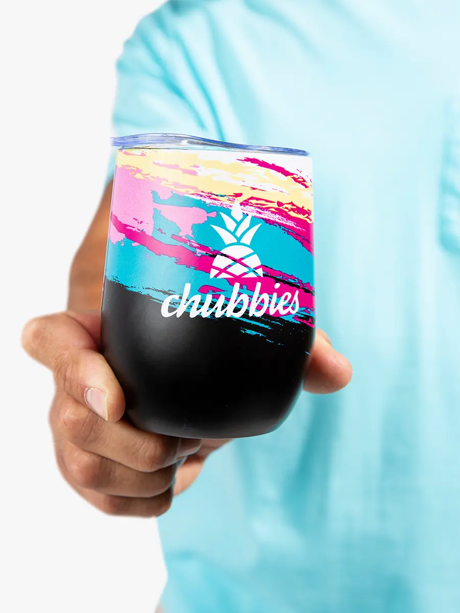 Painted Stripe Drink Tumbler - Image 2