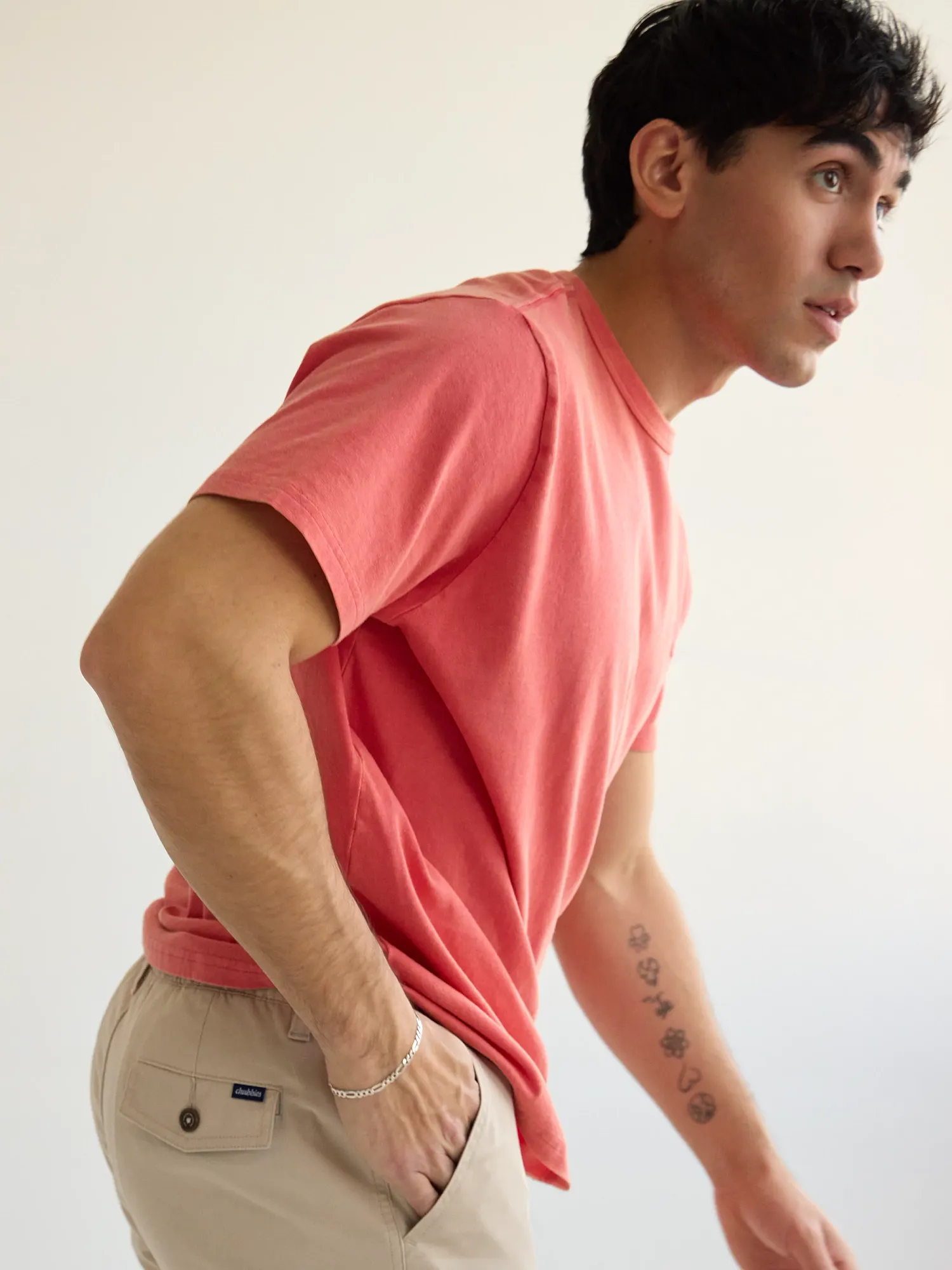 The 24/7, 365 (Essential Non Pocket T-Shirt) - Chili Pepper - Image 6