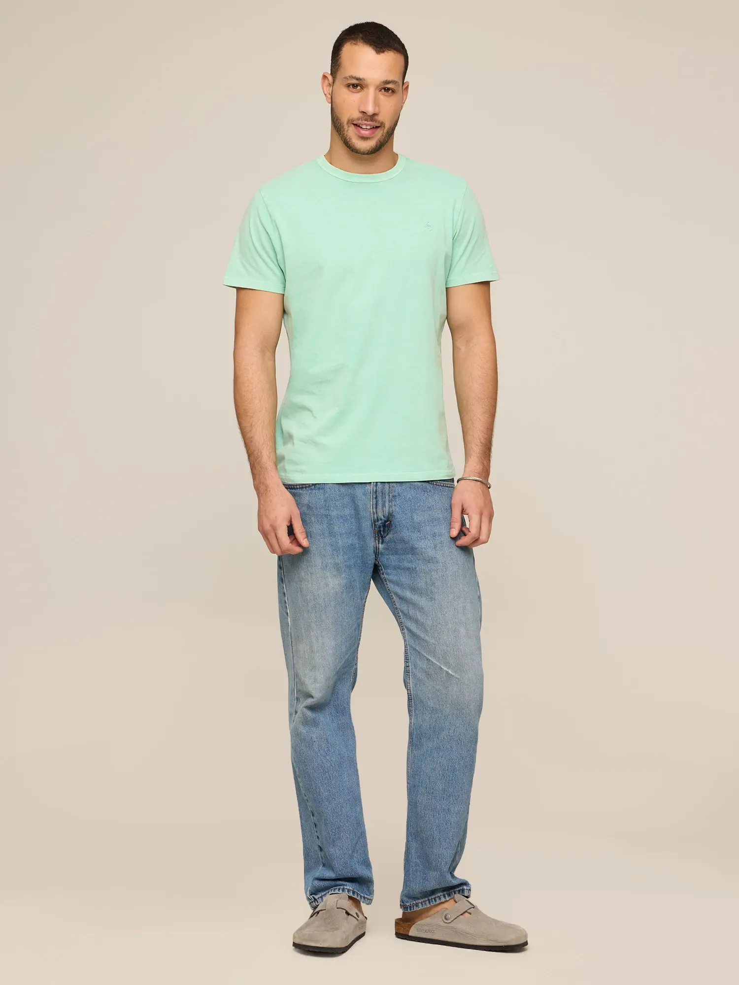 The 24/7, 365 (Essential Non Pocket T-Shirt) - Seafoam Glass - Image 4