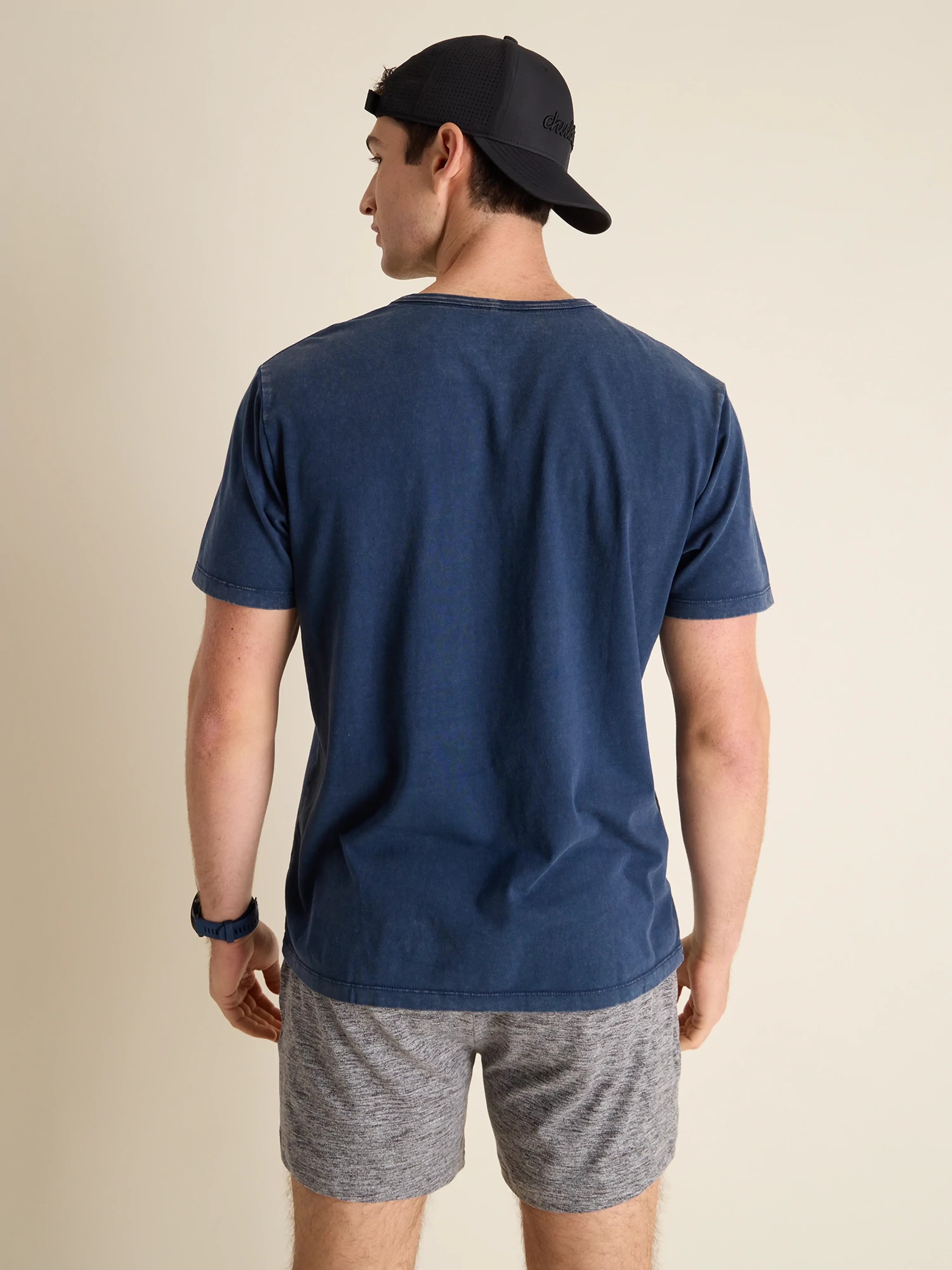 The 24/7, 365 (Essential Pocket T-Shirt) - Navy - Image 2