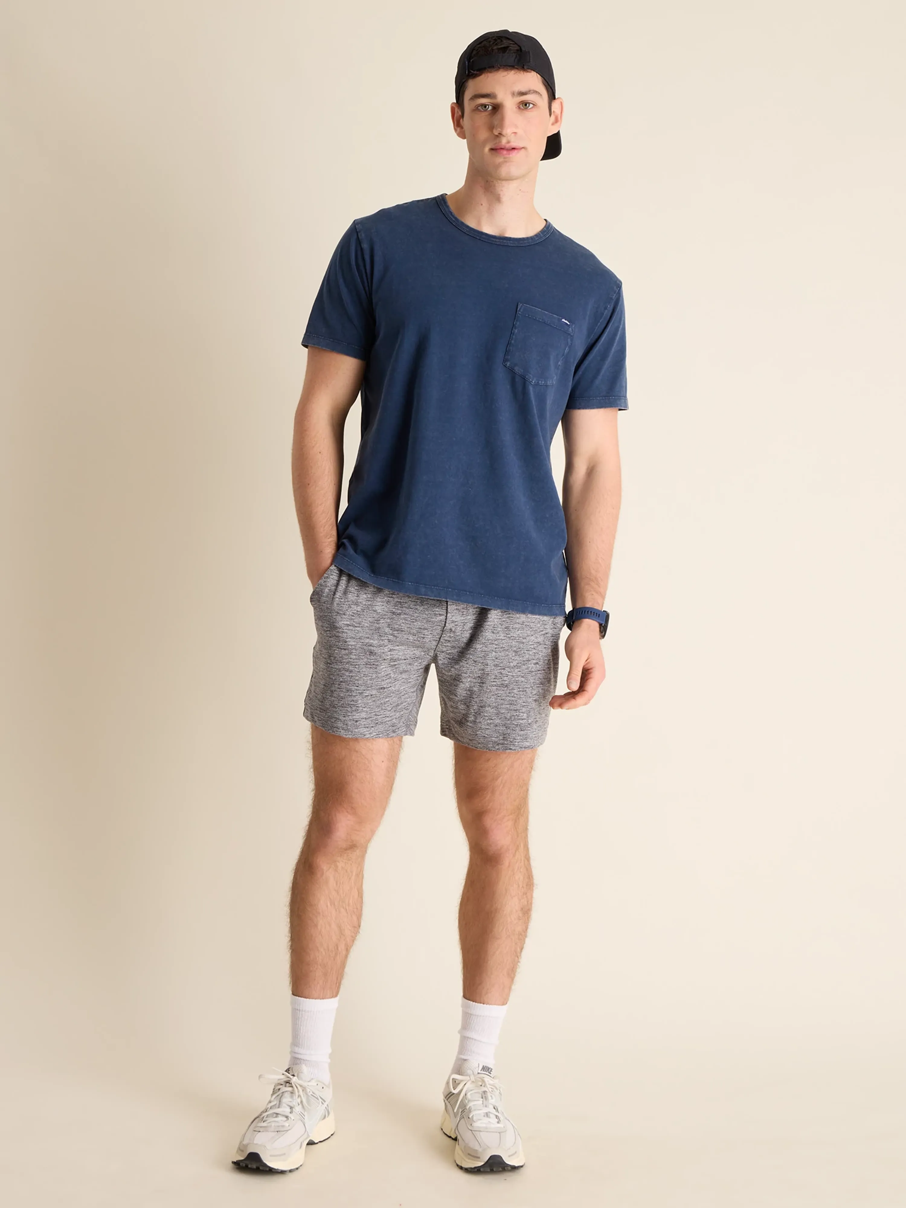 The 24/7, 365 (Essential Pocket T-Shirt) - Navy - Image 5