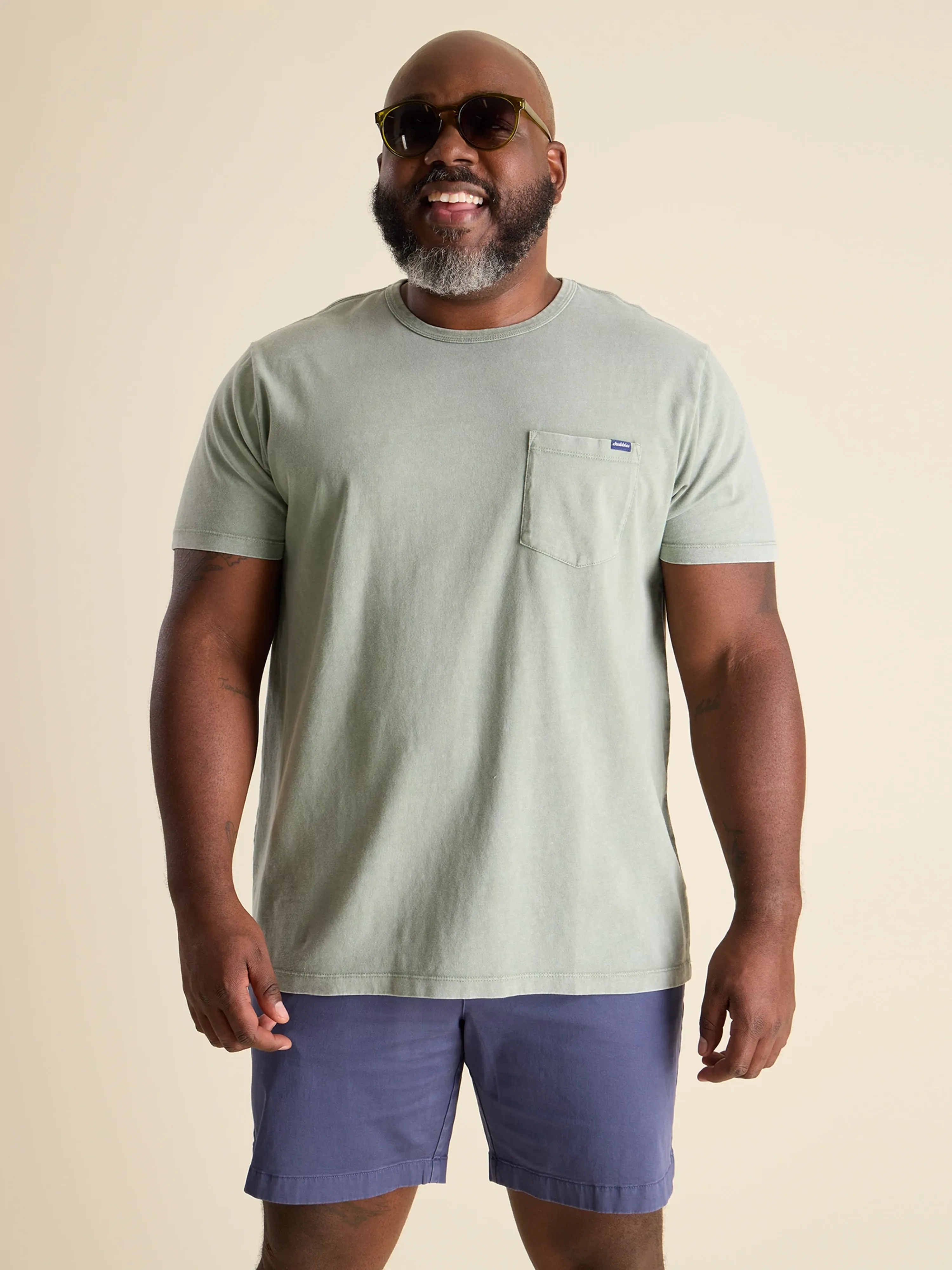 The 24/7, 365 (Essential Pocket T-Shirt) - Olive - Image 4