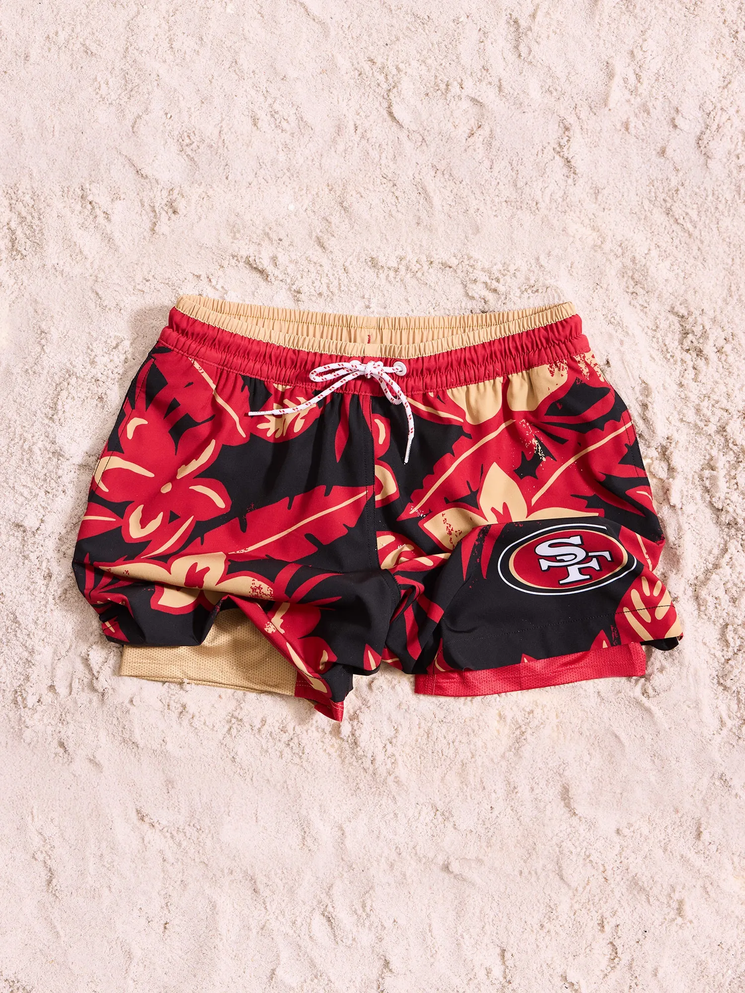 The 49ers Deep End Zones 5.5" (Classic Lined Swim Trunk) - Image 3