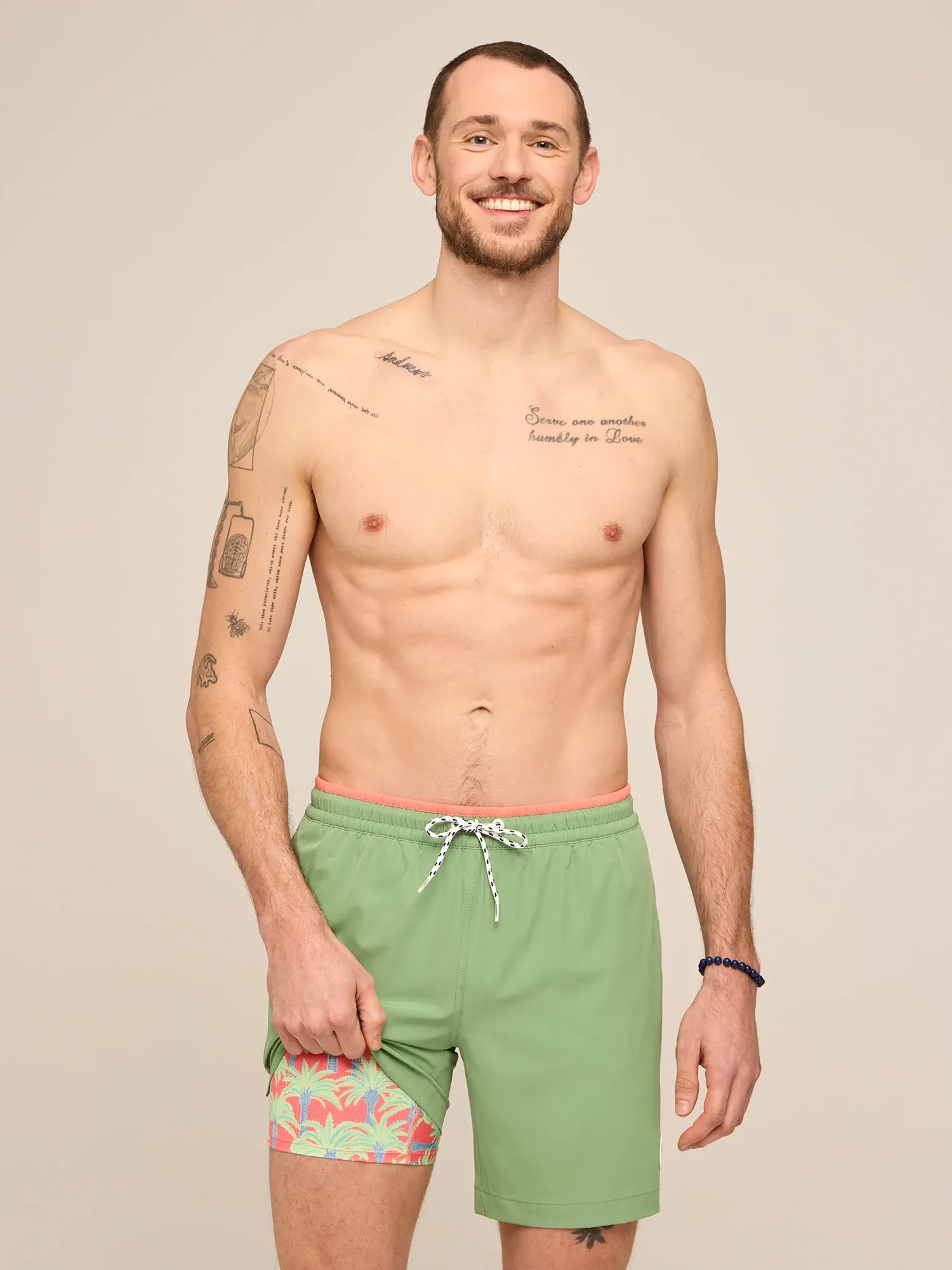 The Alcove Greens 7" (Classic Lined Swim Trunk w/ SP WB)