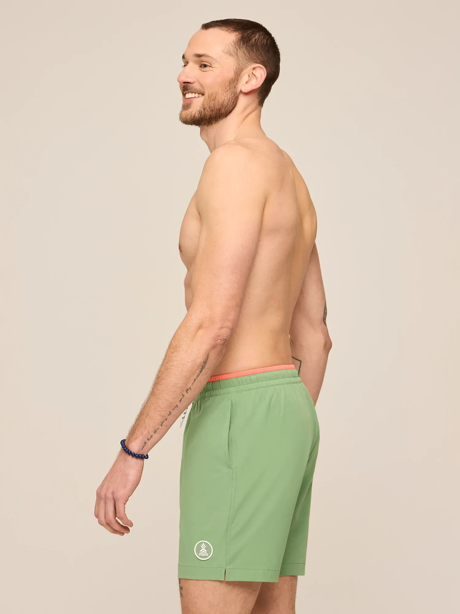 The Alcove Greens 7" (Classic Lined Swim Trunk w/ SP WB) - Image 3