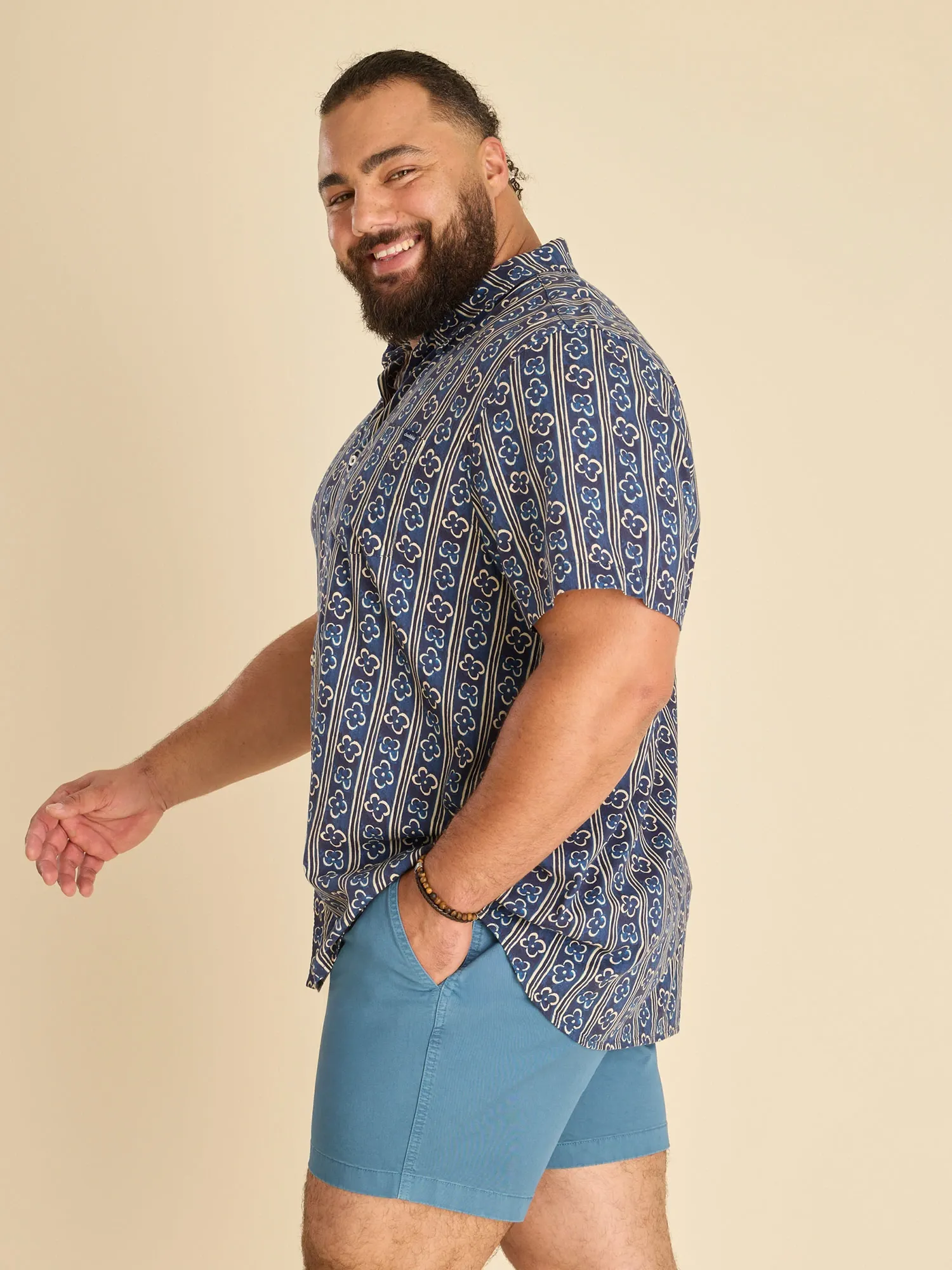 The Aqua de Floral (Resort Weave Friday Shirt) - Image 3