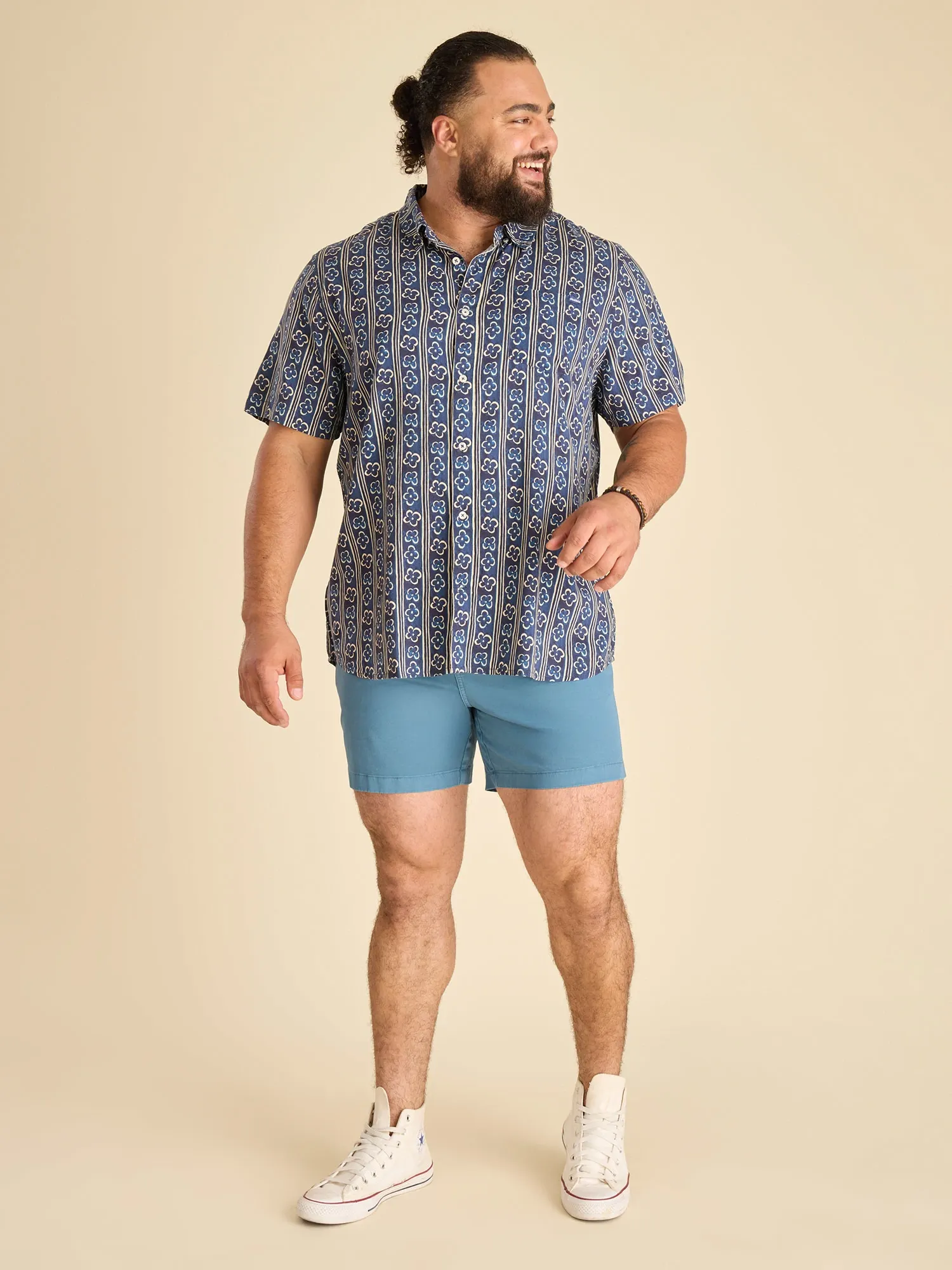 The Aqua de Floral (Resort Weave Friday Shirt) - Image 4