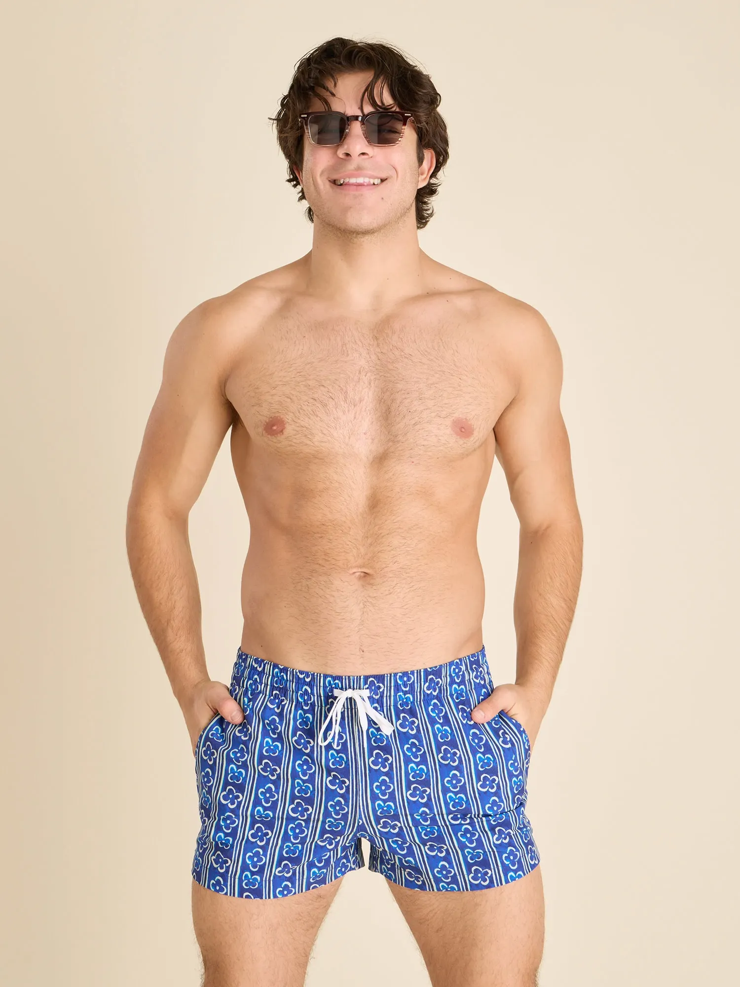 The Aqua de Florals 4" (Classic Lined Swim Trunk) - Image 3