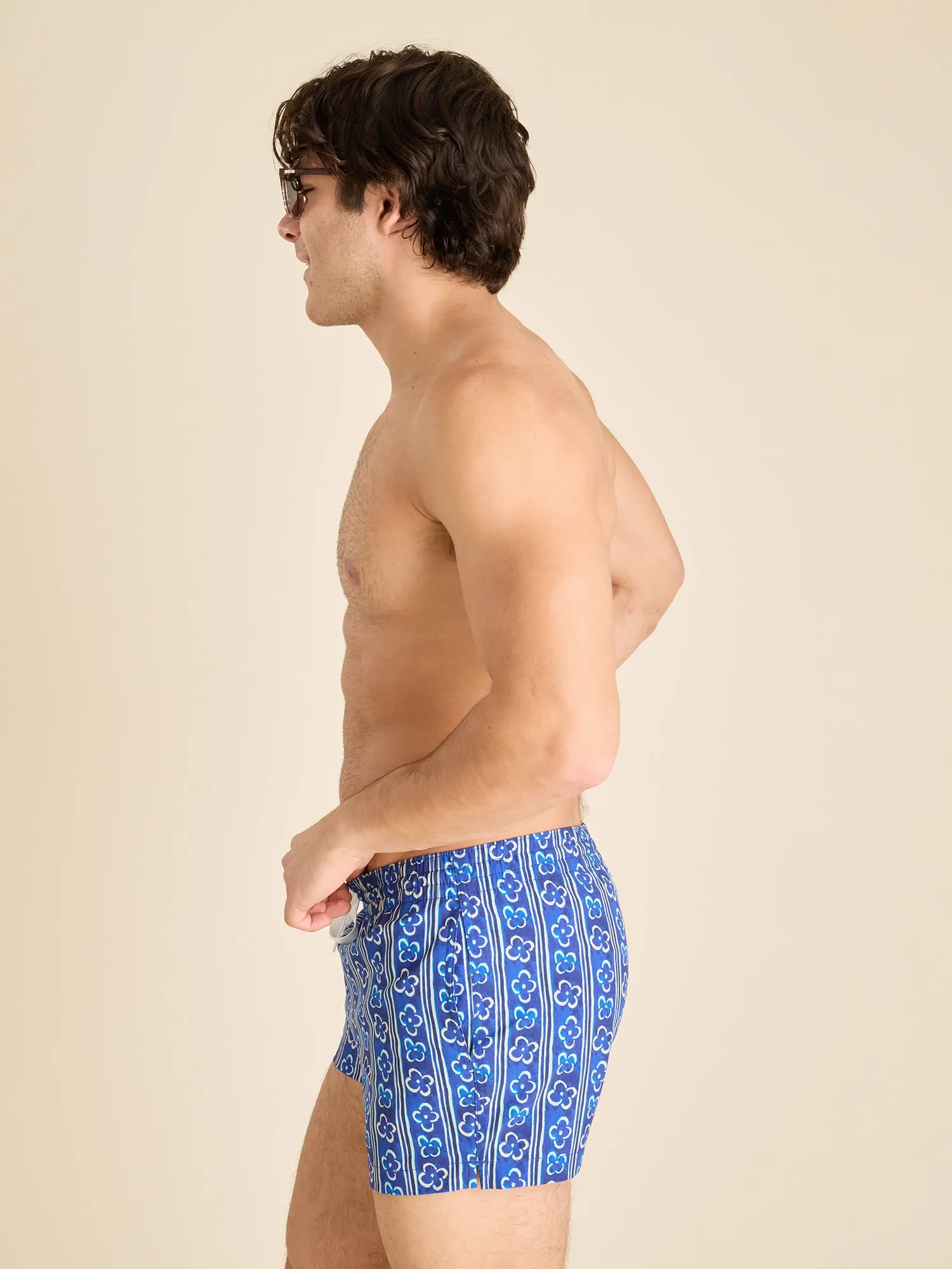 The Aqua de Florals 4" (Classic Lined Swim Trunk) - Image 4