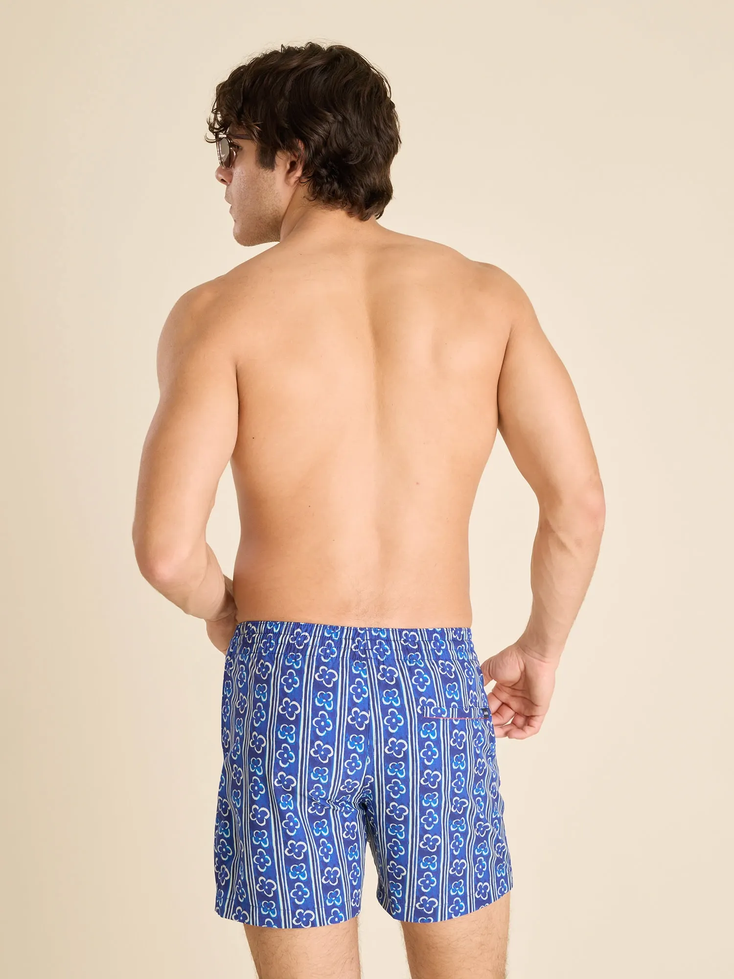 The Aqua de Florals 5.5" (Classic Lined Swim Trunk) - Image 2