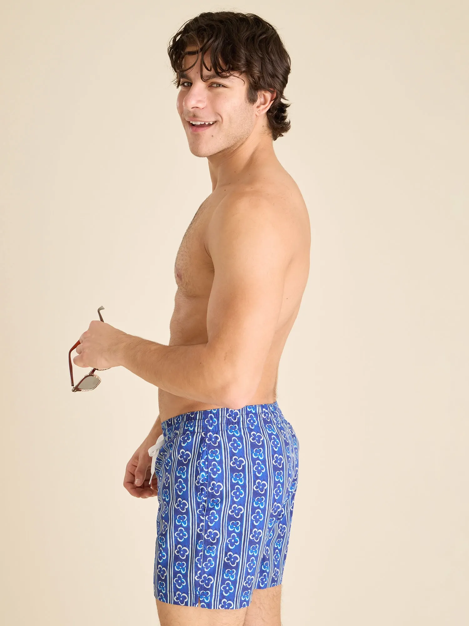 The Aqua de Florals 5.5" (Classic Lined Swim Trunk) - Image 4