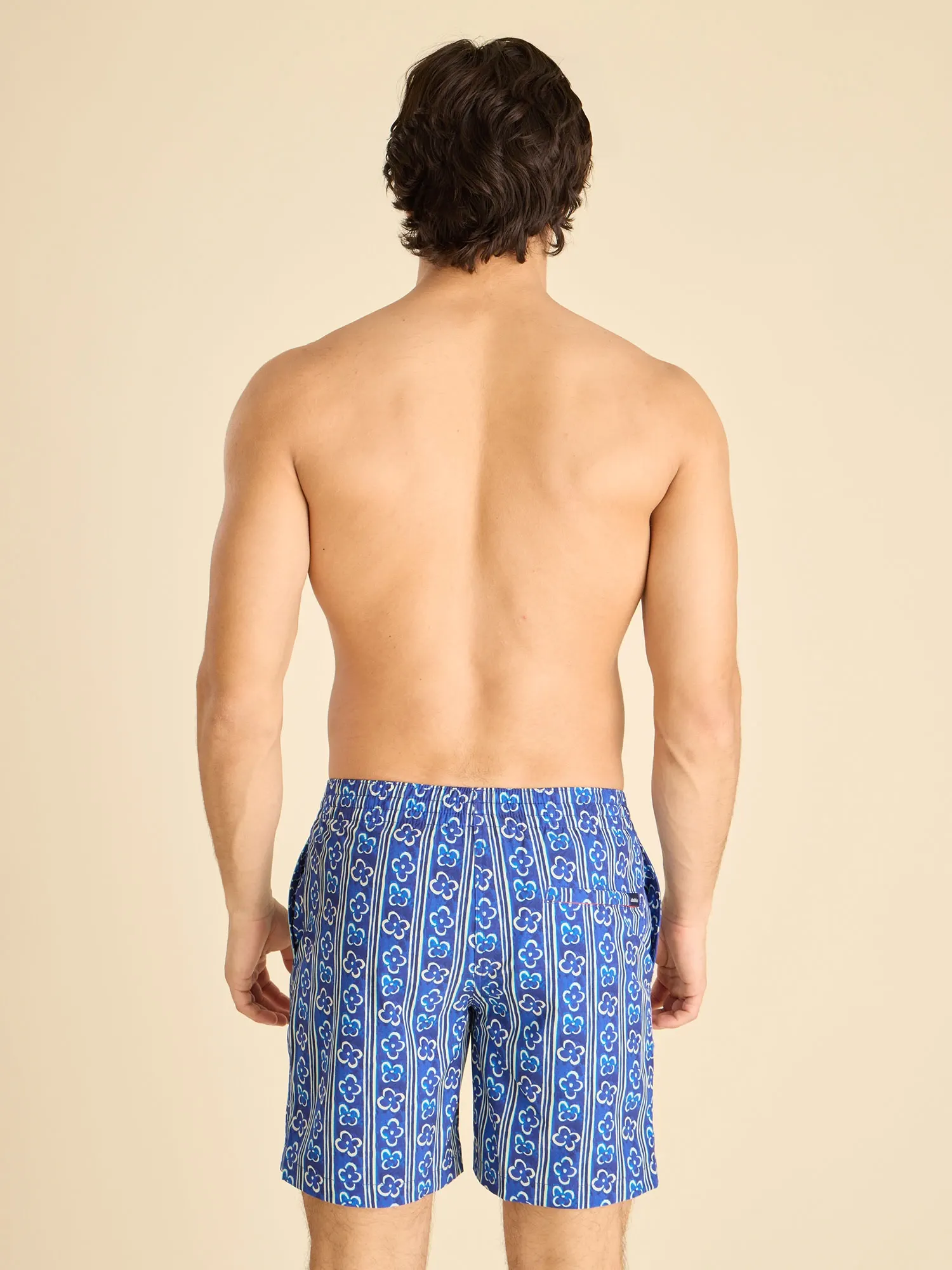 The Aqua de Florals 7" (Classic Lined Swim Trunk) - Image 2