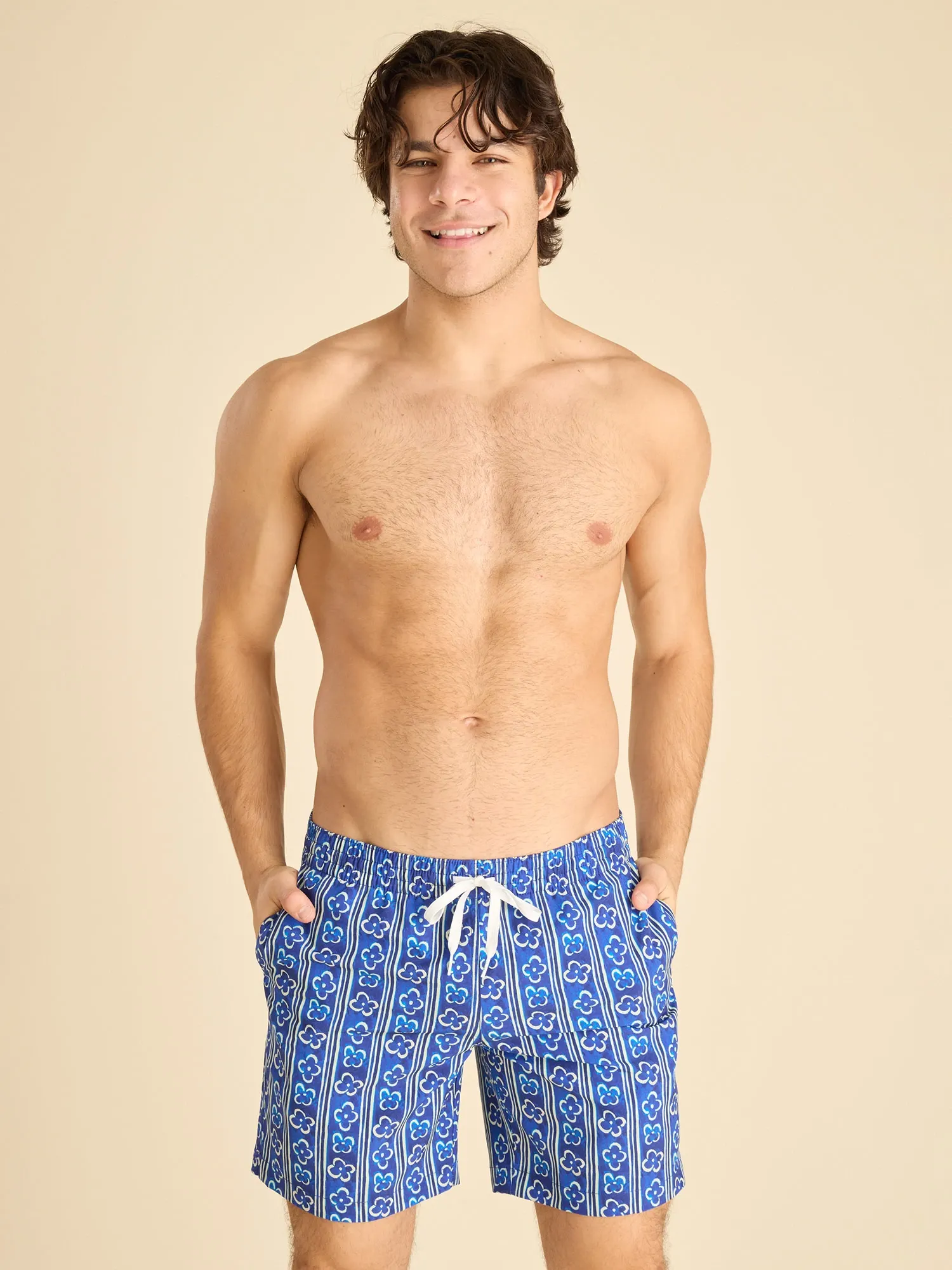 The Aqua de Florals 7" (Classic Lined Swim Trunk) - Image 3