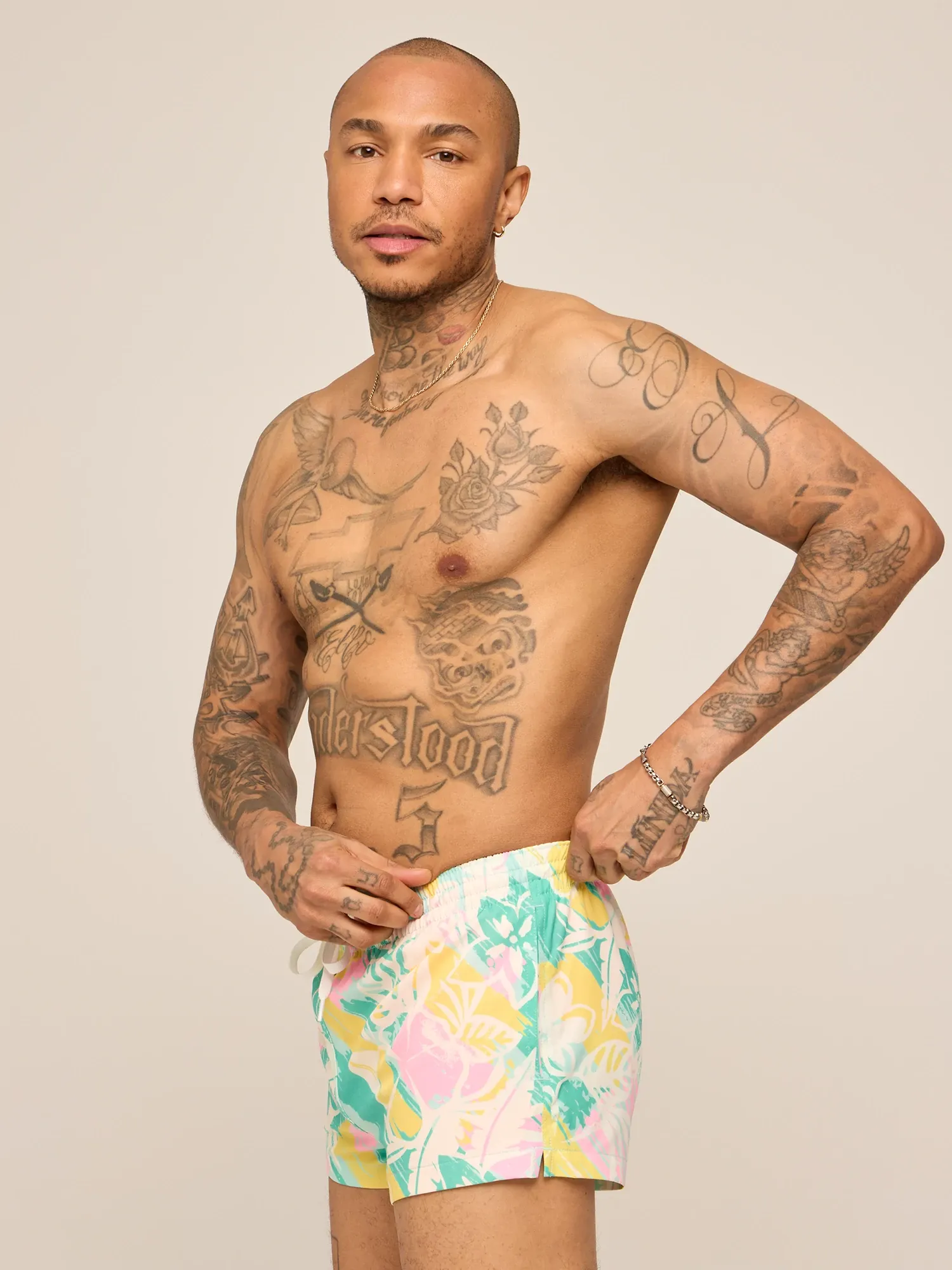 The Baja Breezies 2" (Classic Lined Swim Trunk) - Yellow - Image 3