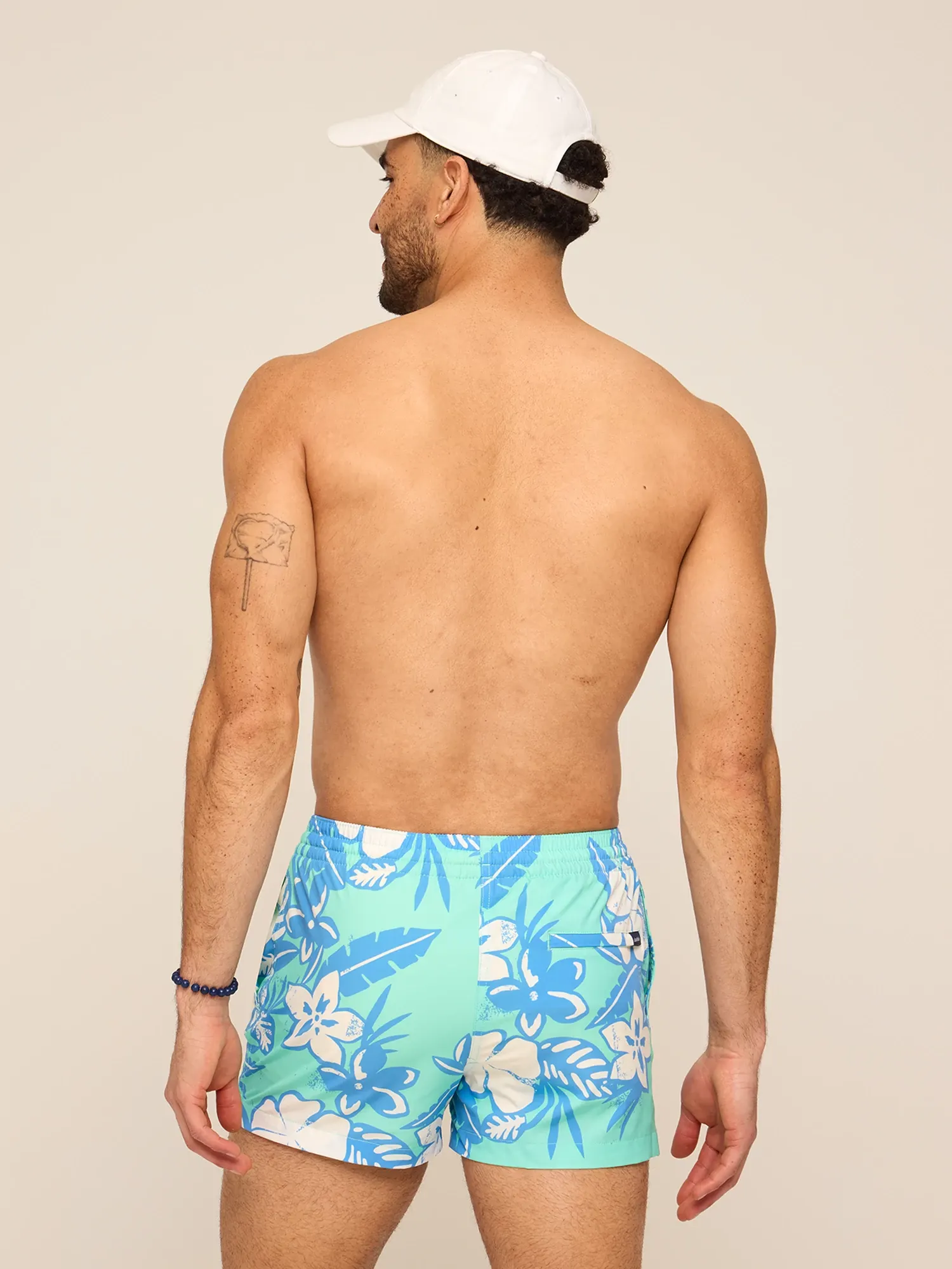 The Baja Breezies 4" (Classic Lined Swim Trunks)- Green - Image 2