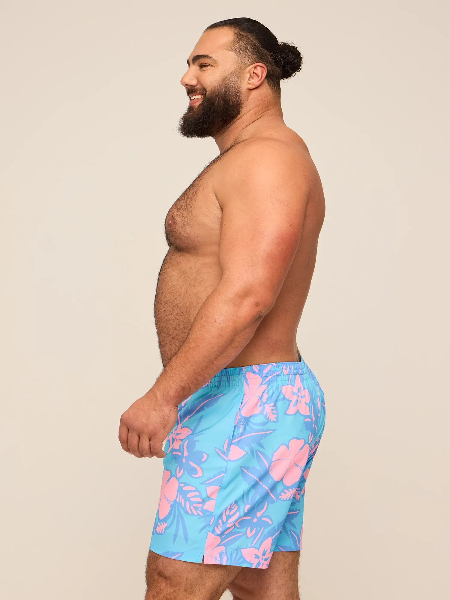 The Baja Breezies 5.5" (Classic Lined Swim Trunks)- Blue - Image 3