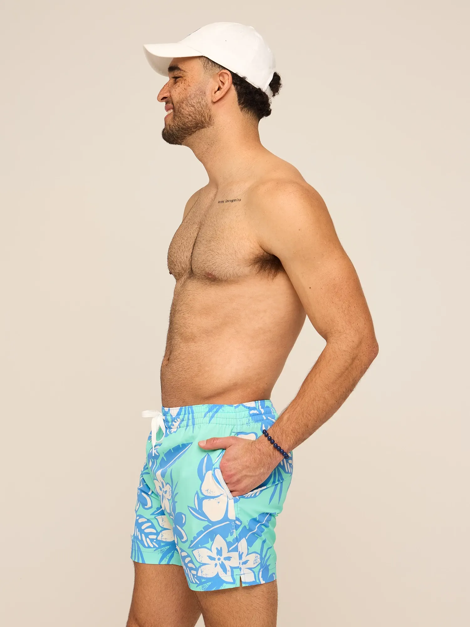The Baja Breezies 5.5" (Classic Lined Swim Trunks)- Green - Image 3