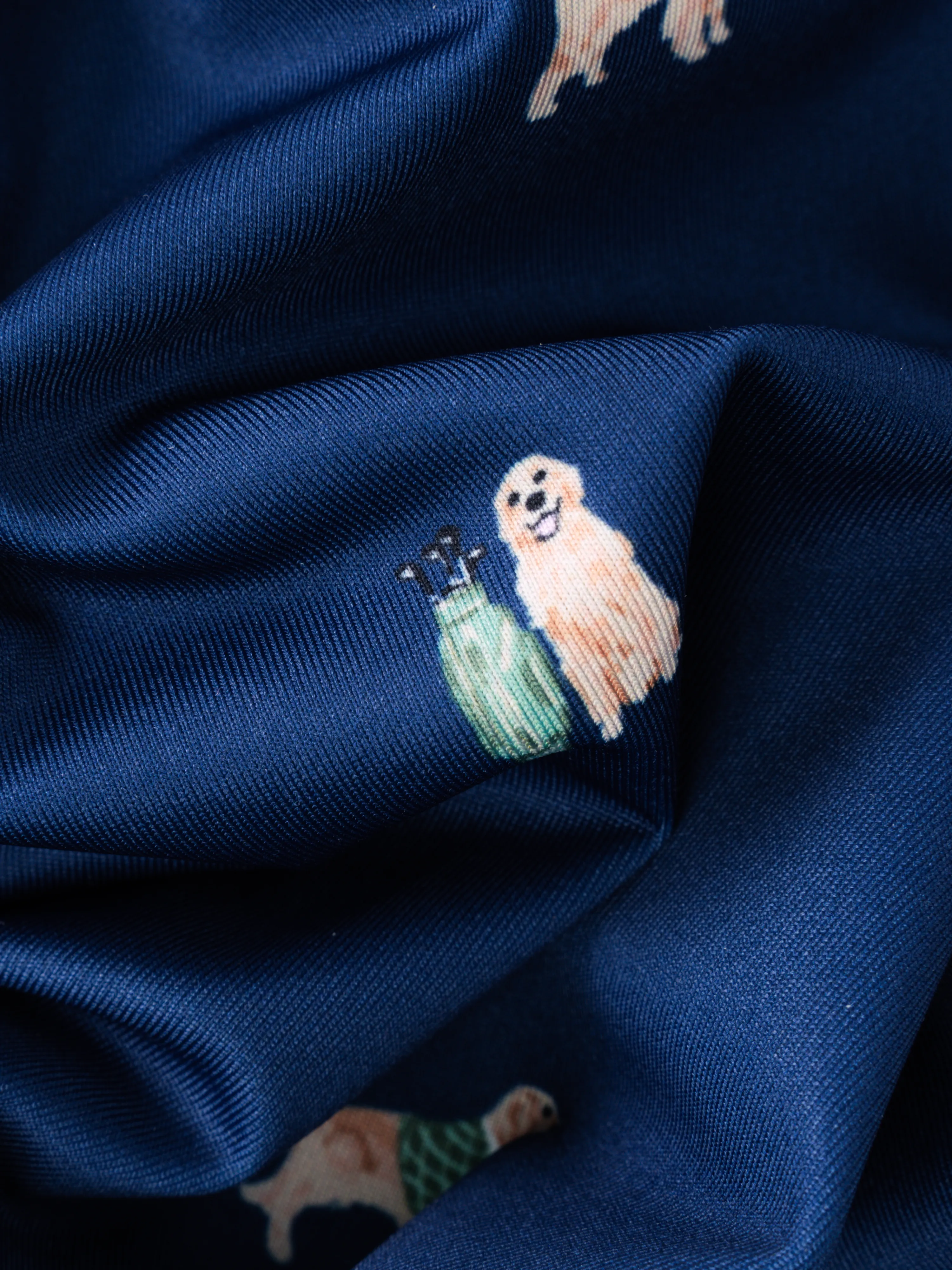 The Barkin' Up the Wrong Tree (Performance Polo) - Navy - Image 7
