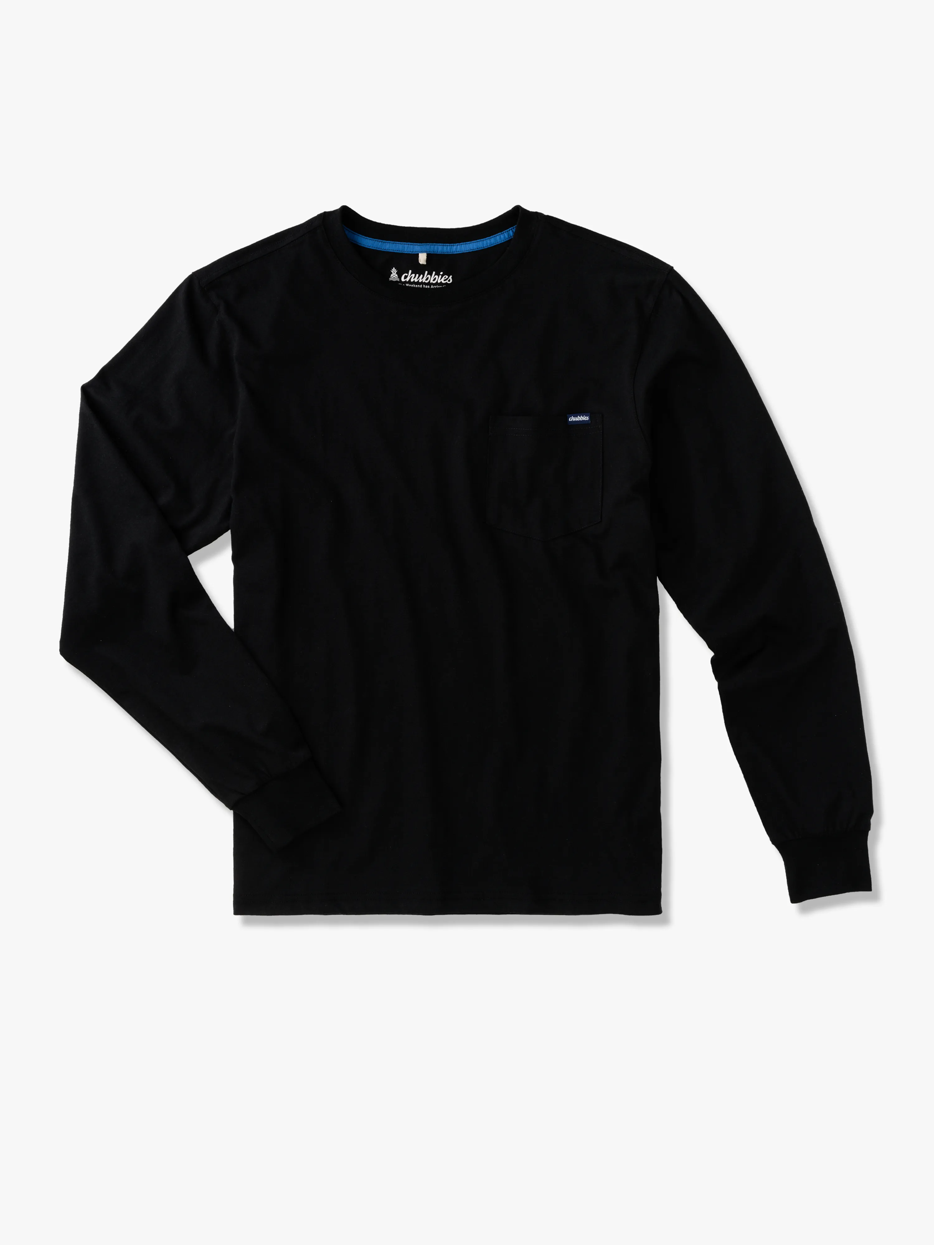 The Basically (L/S Pocket T-Shirt) - True Black - Image 5