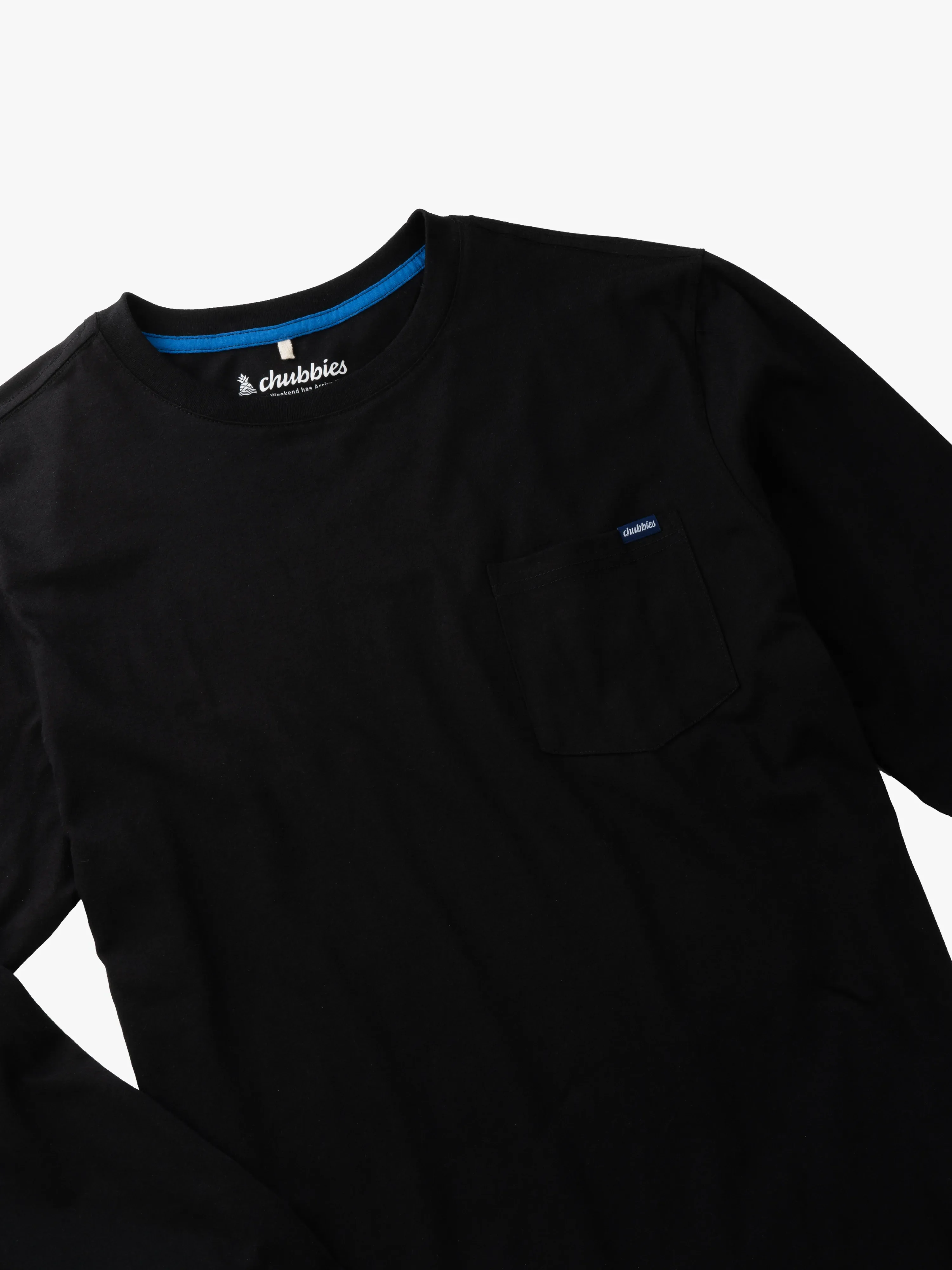 The Basically (L/S Pocket T-Shirt) - True Black - Image 6