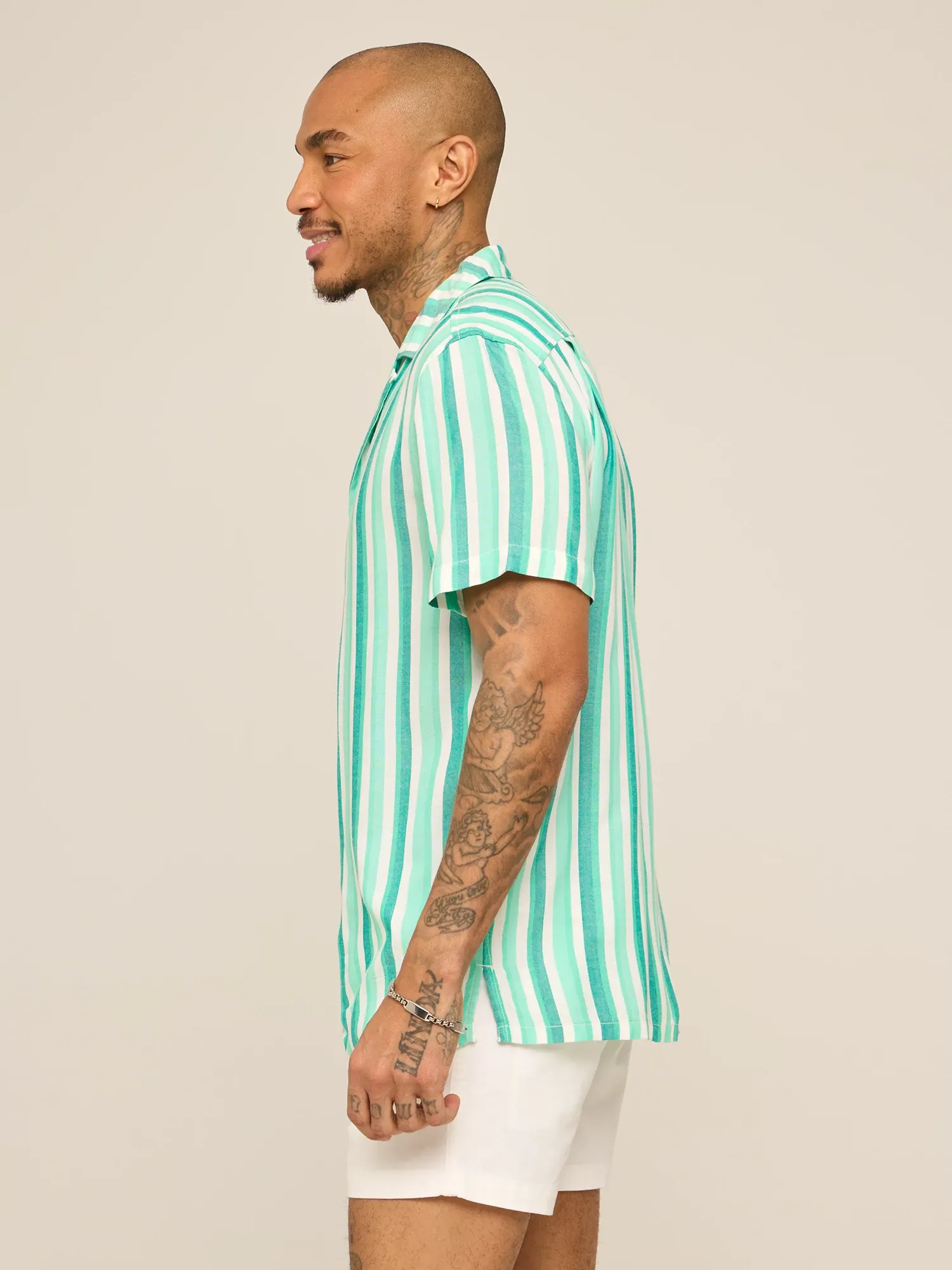 The Bayside Stripe (Rayon Sunday Shirt) - Image 3