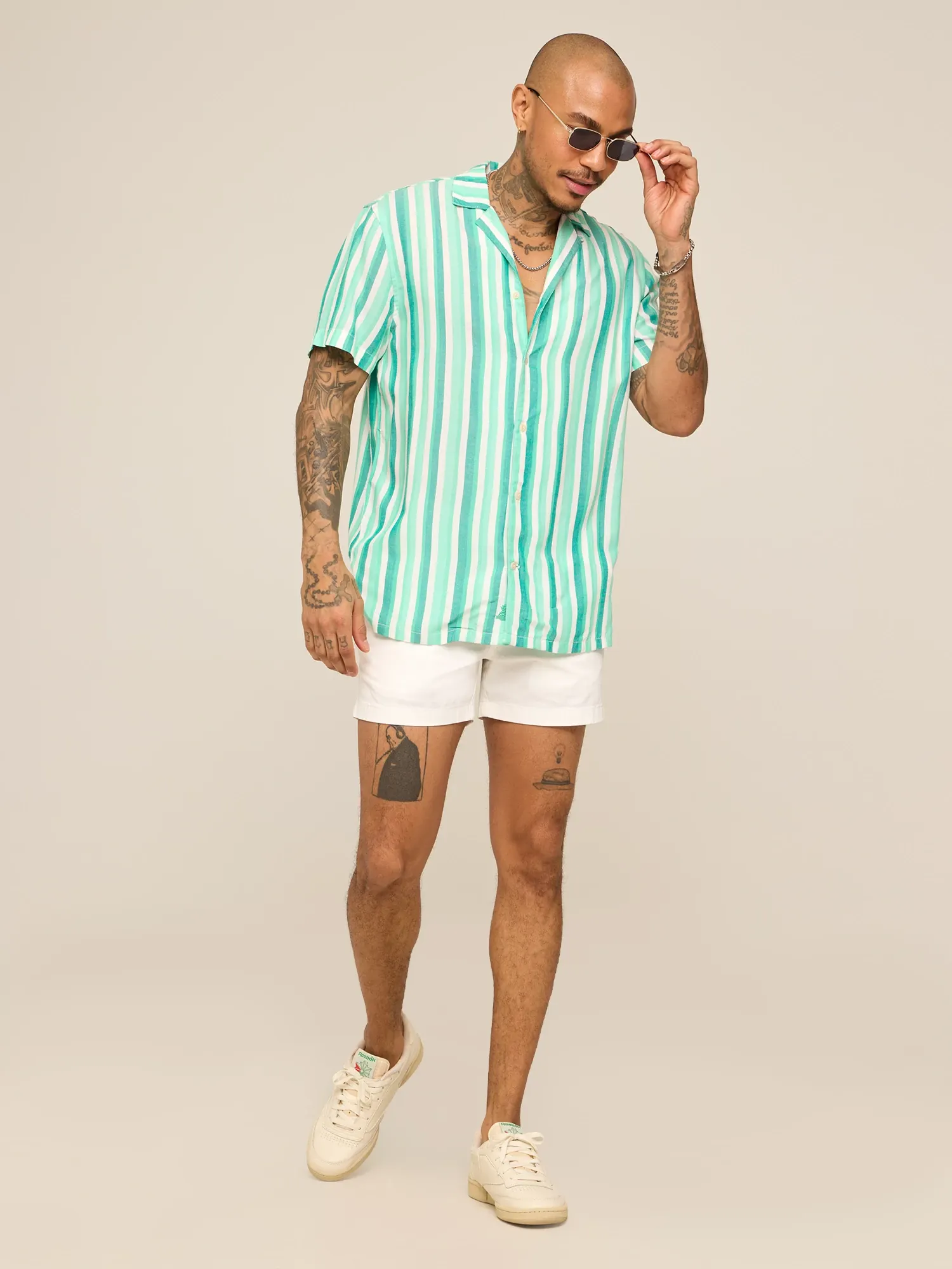 The Bayside Stripe (Rayon Sunday Shirt) - Image 4