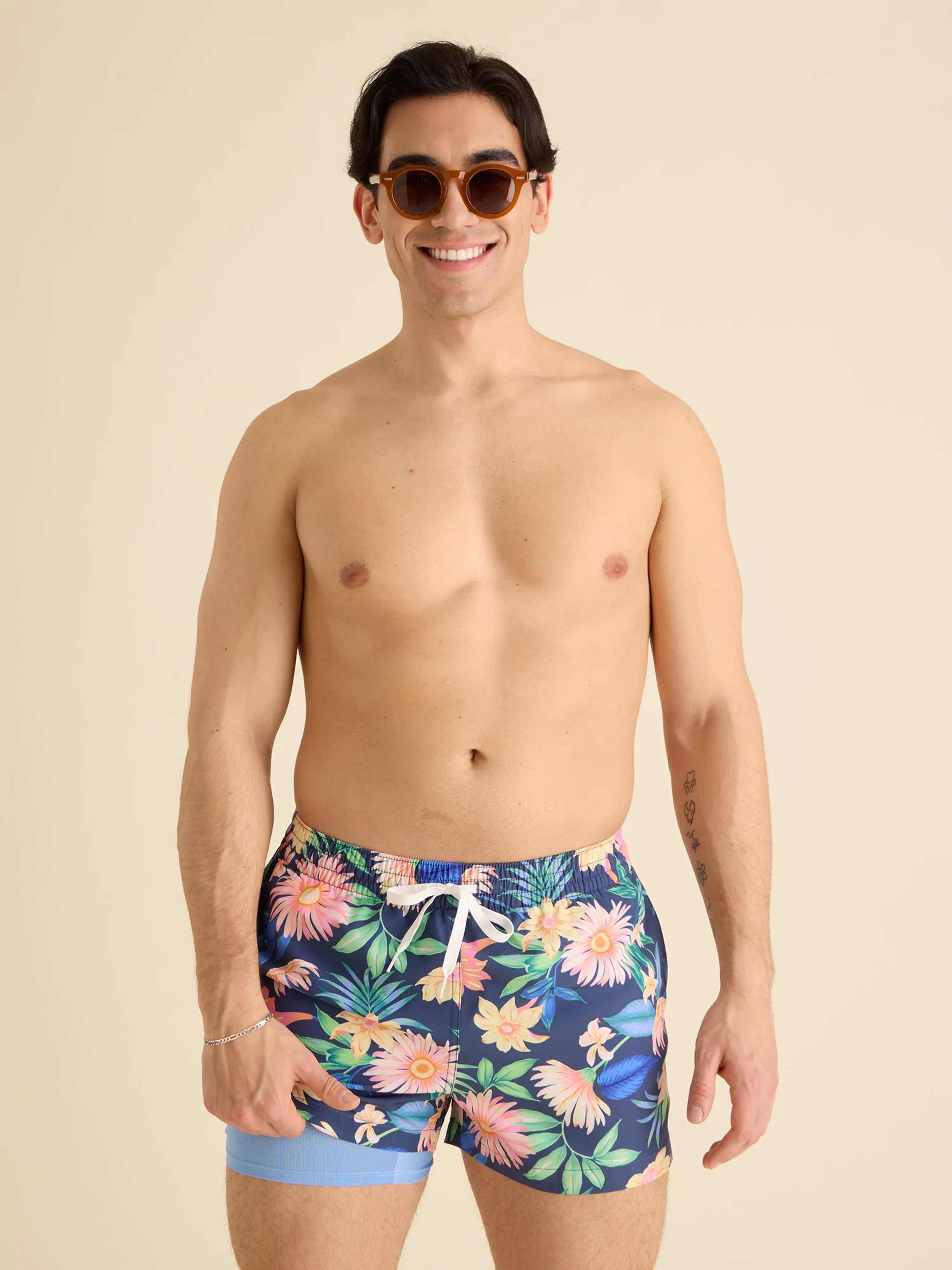 The Big Bloomers 4" (Classic Lined Swim Trunk)