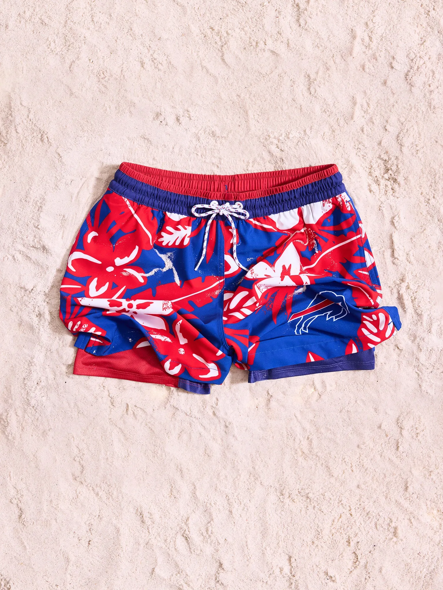 The Bills Deep End Zones 5.5" (Classic Lined Swim Trunk) - Image 3