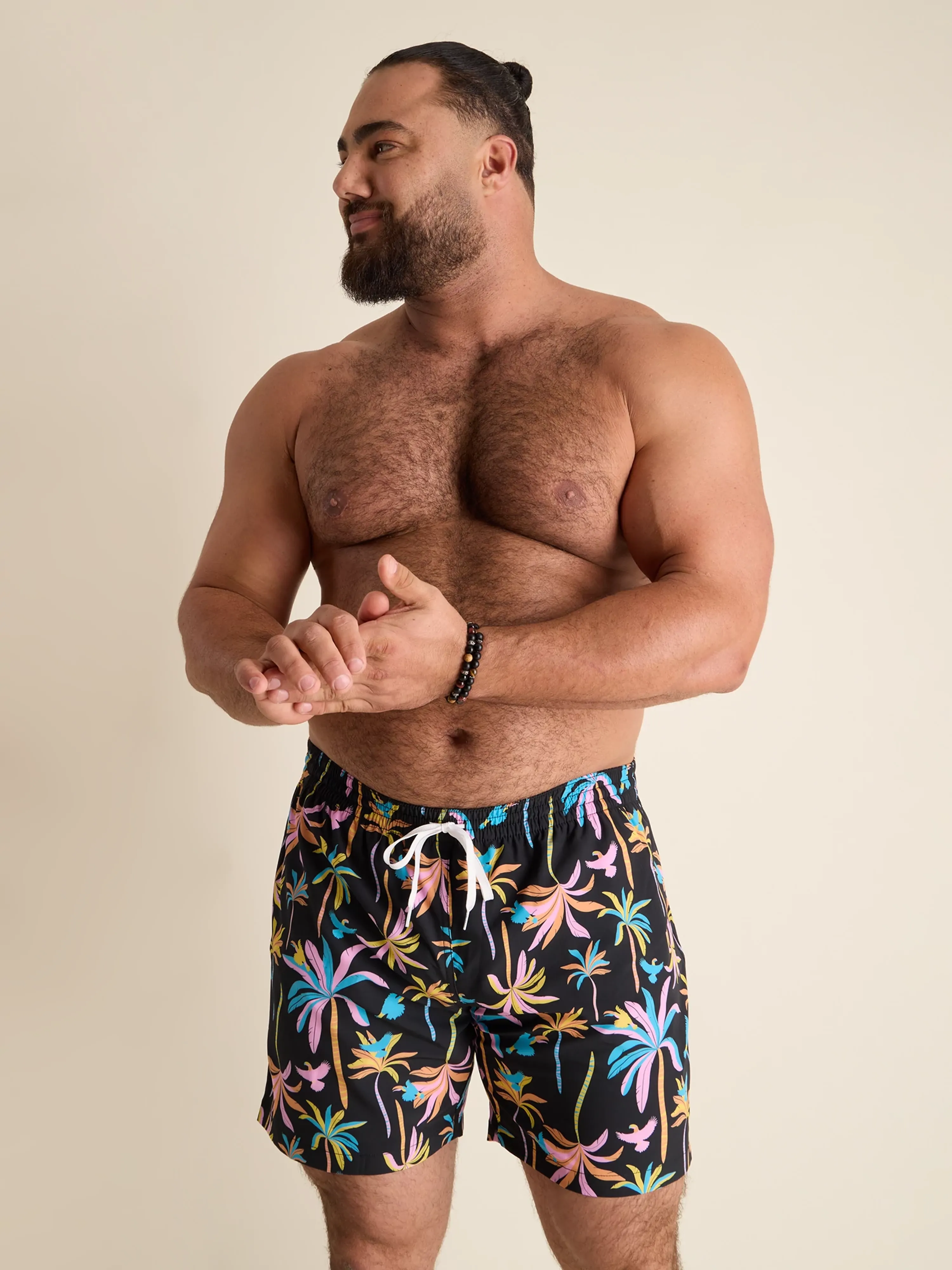 The Black Light Nights 5.5" (Classic Lined Swim Trunk) - Image 4