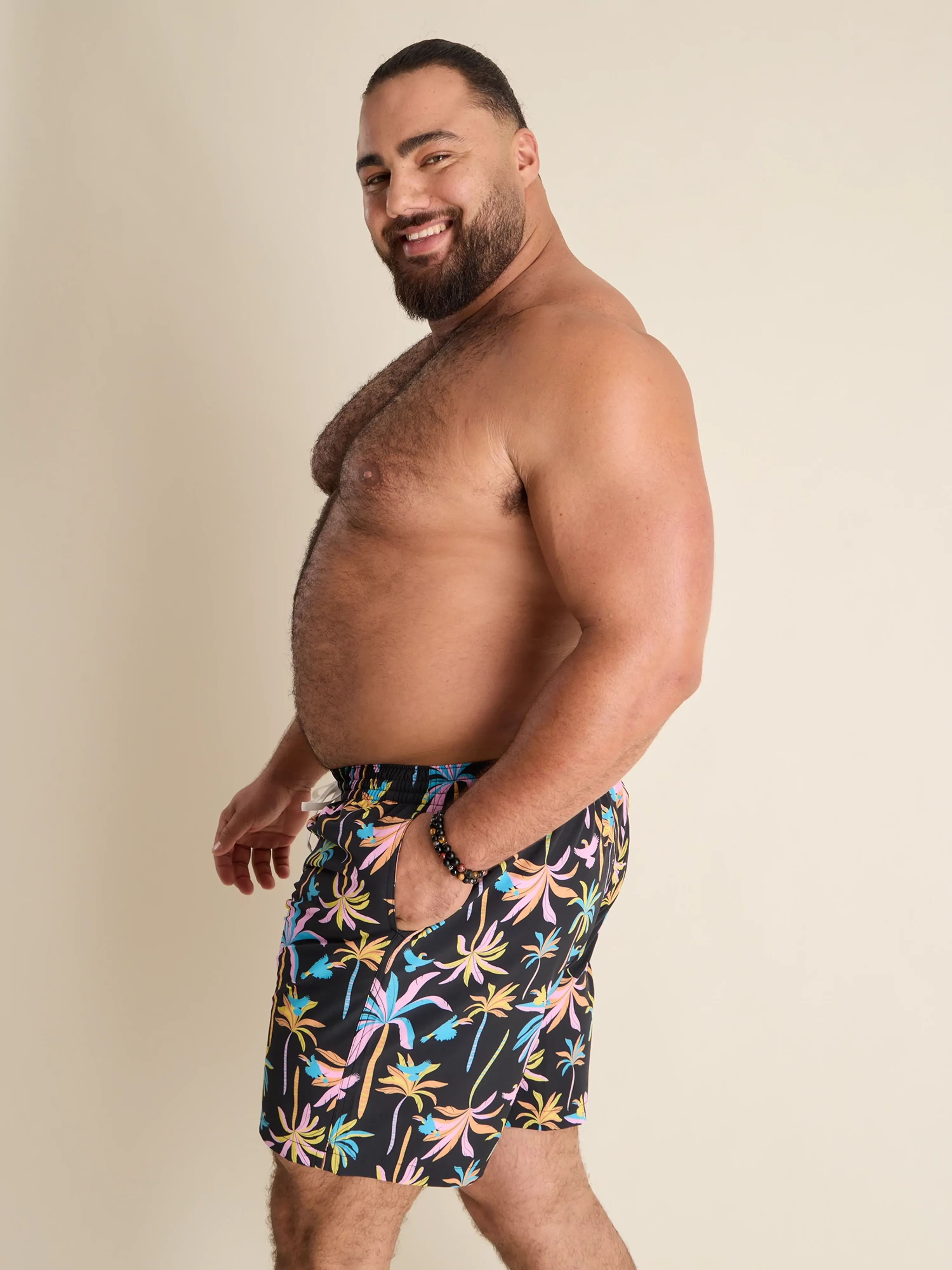 The Black Light Nights 7" (Classic Lined Swim Trunk) - Image 3