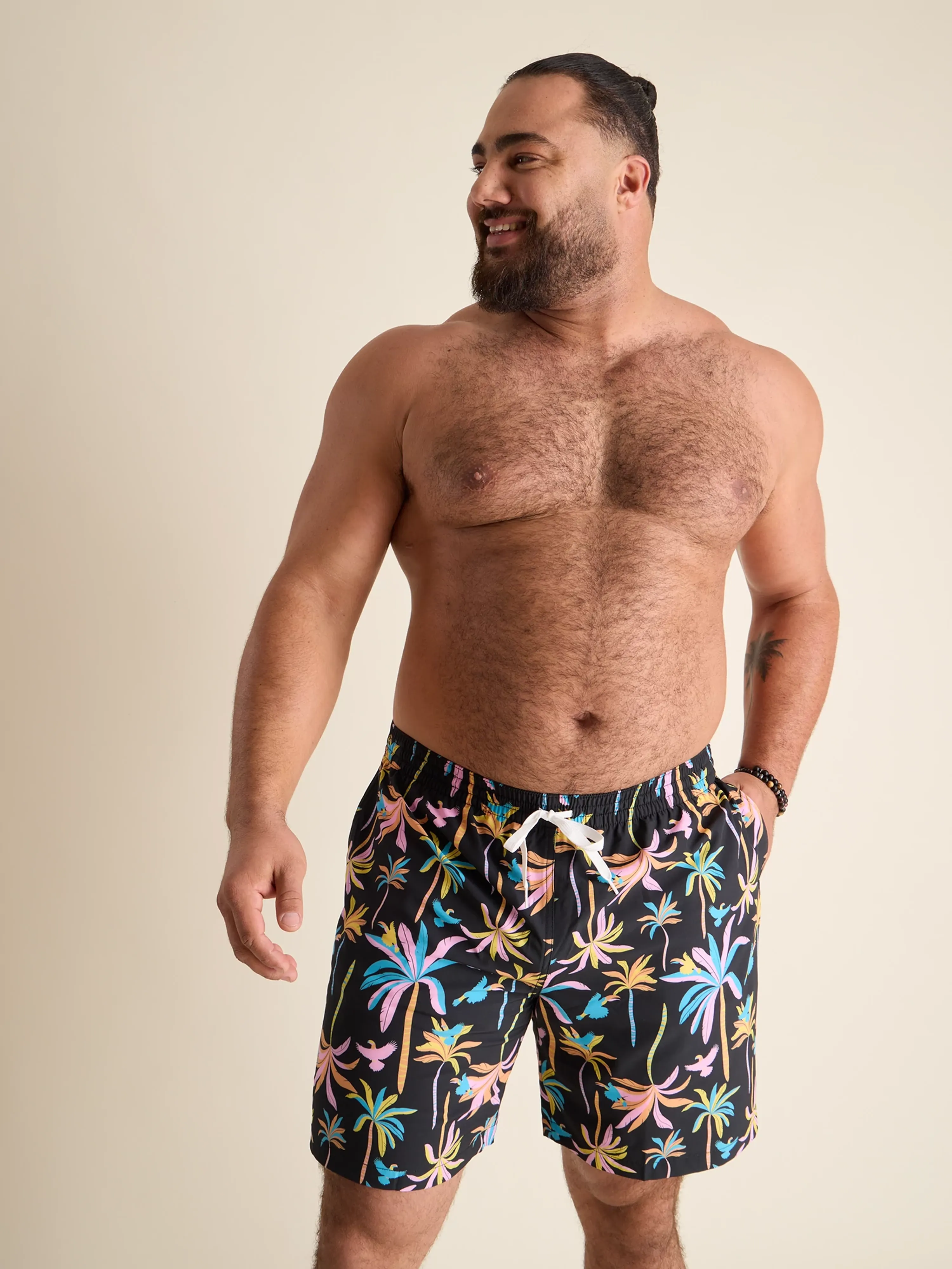 The Black Light Nights 7" (Classic Lined Swim Trunk) - Image 4