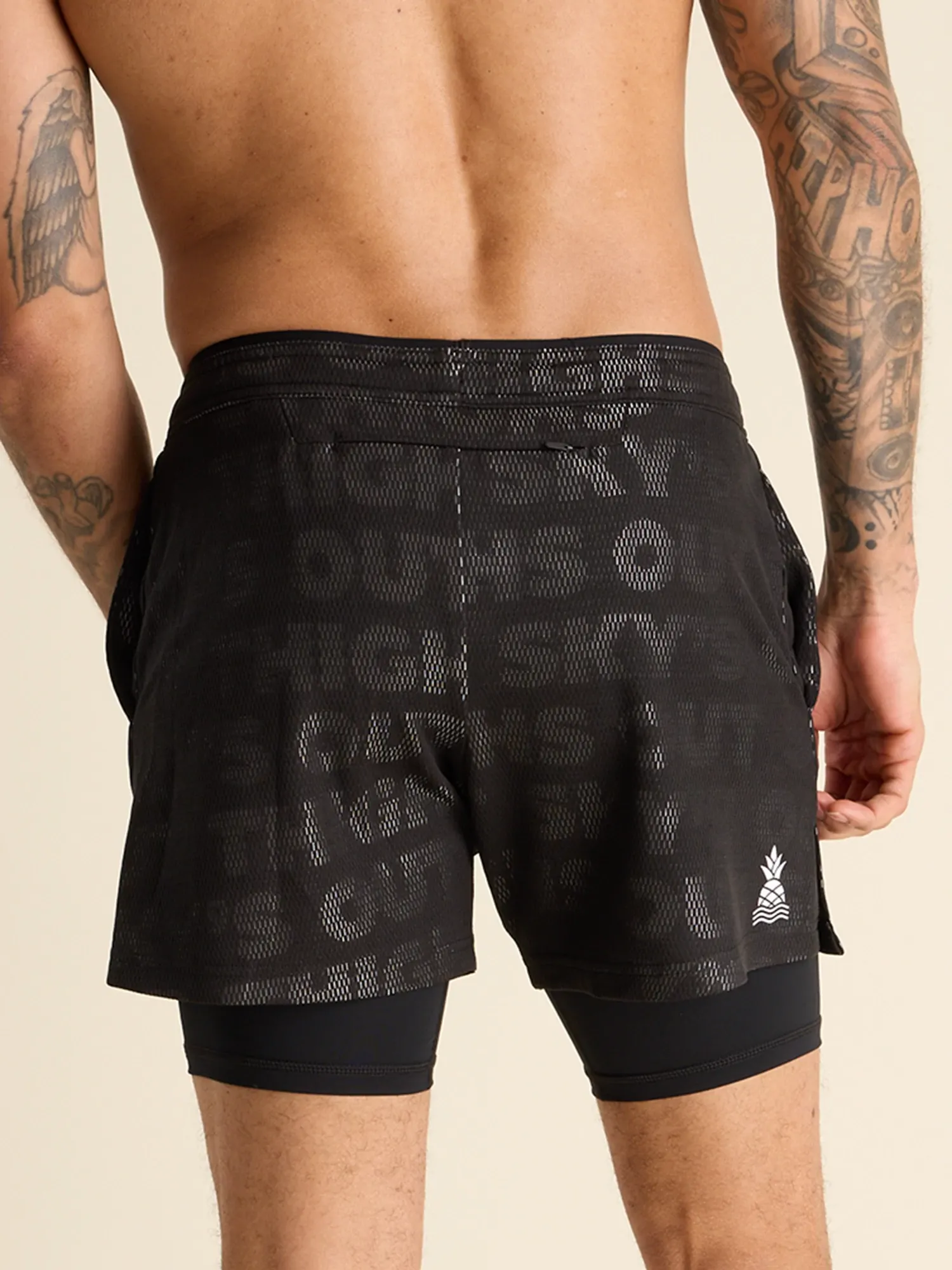 The Black Read All About Its 5.5" (Mesh Training Short) - Image 3