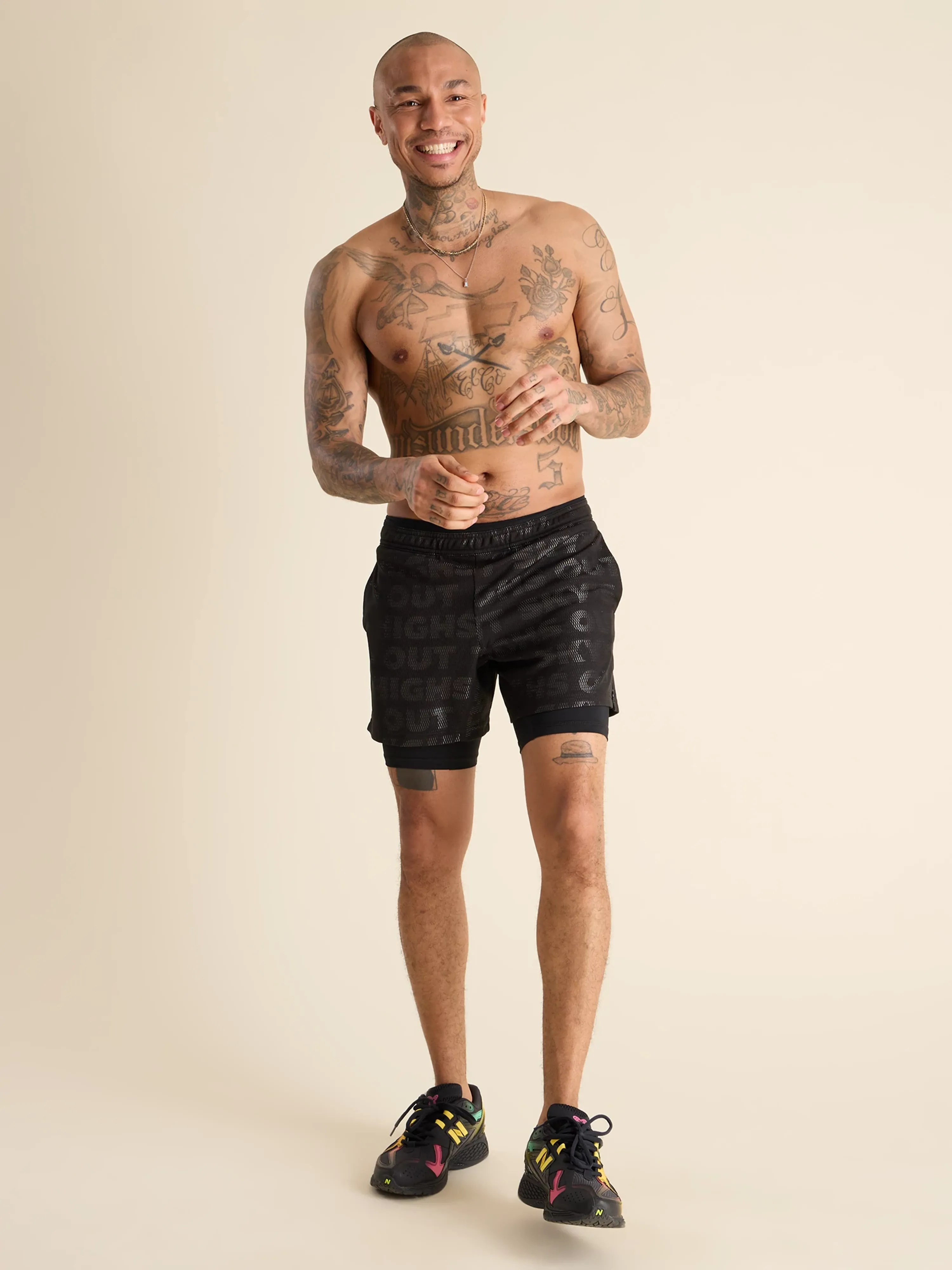 The Black Read All About Its 5.5" (Mesh Training Short) - Image 6