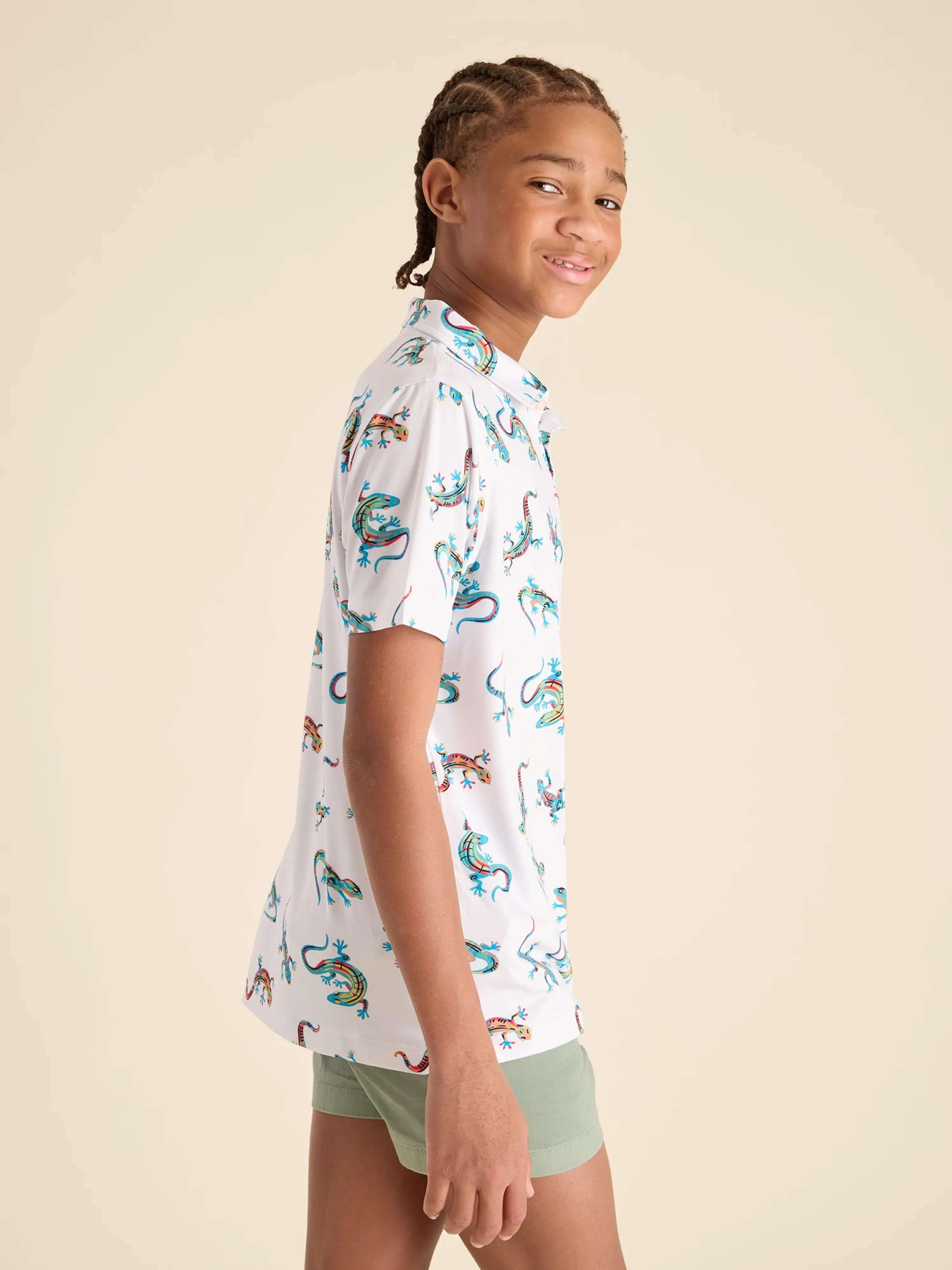 The Blizzard O' Lizard (Boys Performance Polo) - Image 3