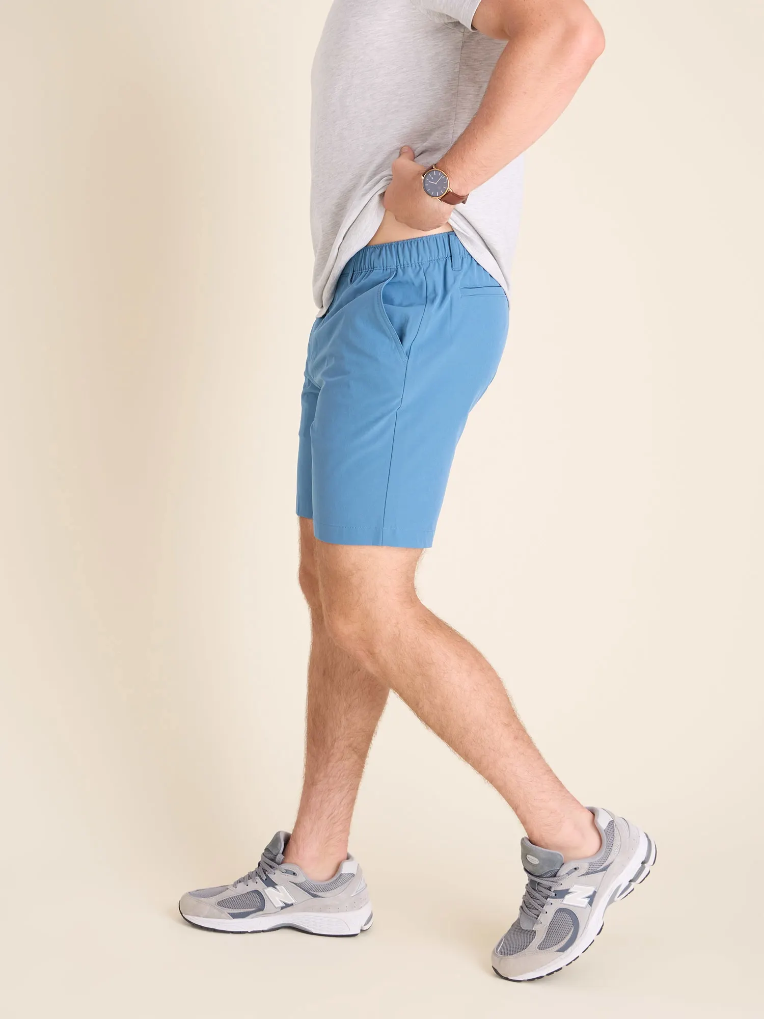 The Blue Horizons 8" (Heather Everywear Performance Short) - Image 8