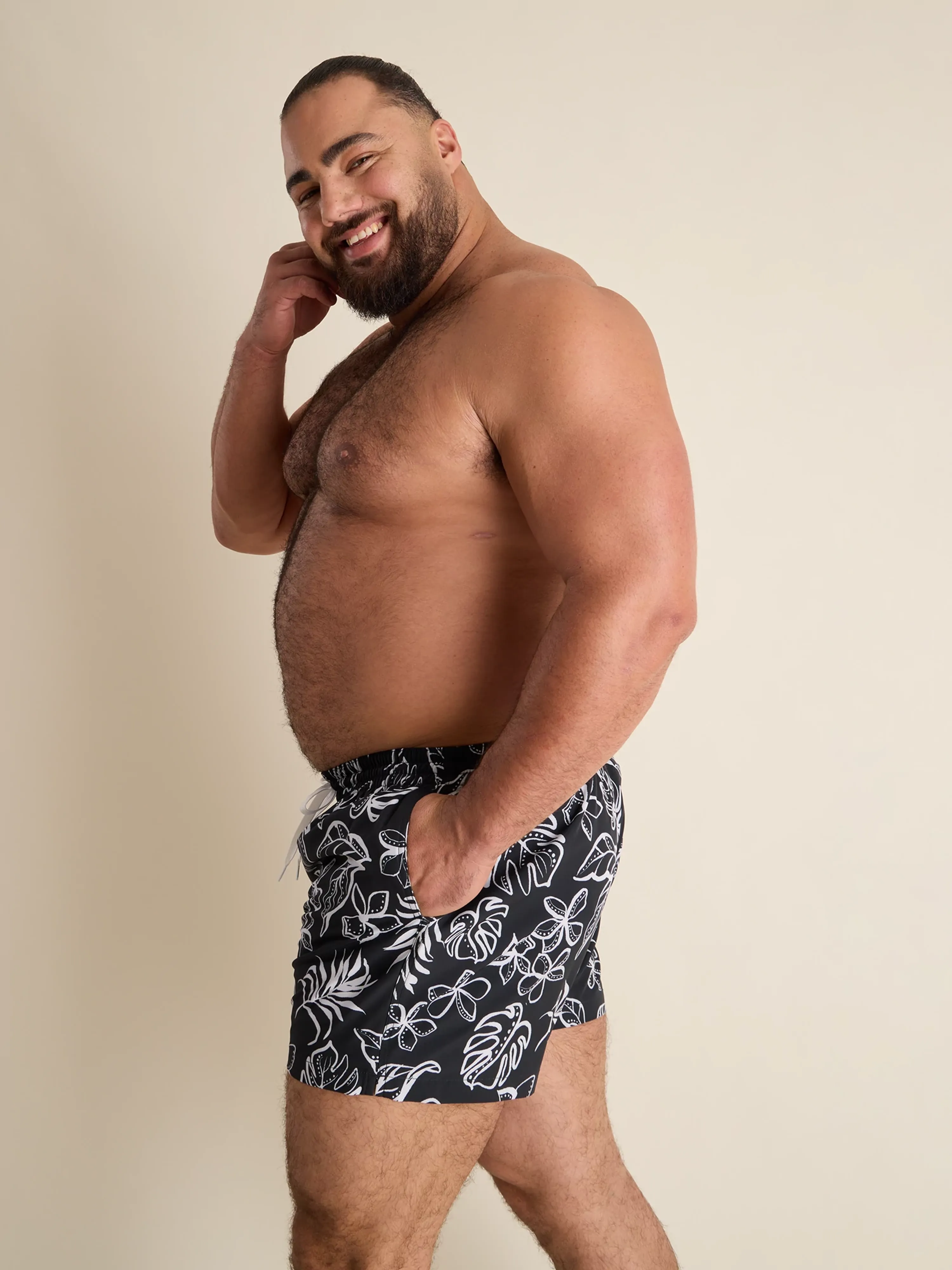 The Briefly in Paradise 4" (Classic Lined Swim Trunk) - Image 5