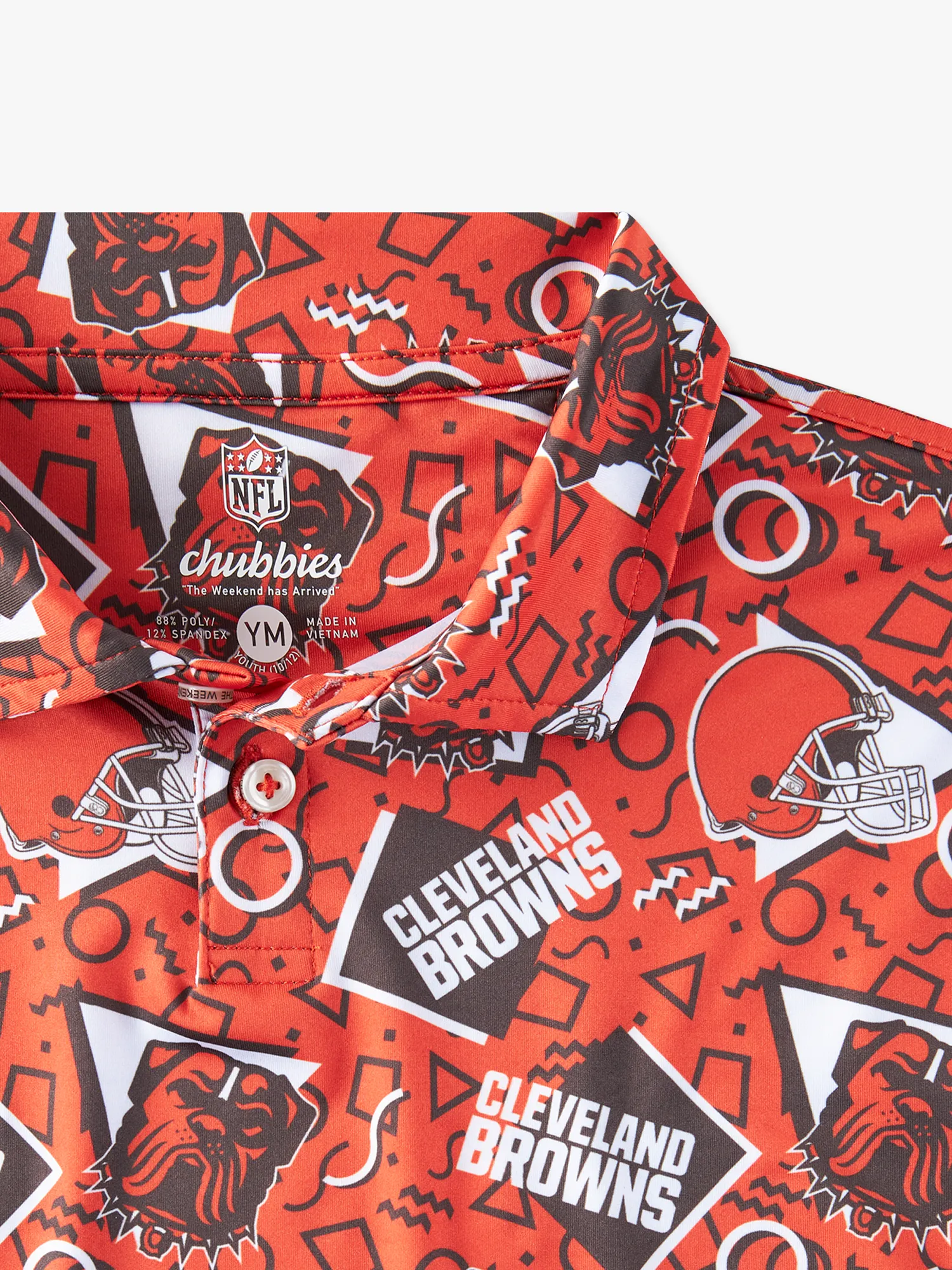 The Browns Game Day Fit (Boys Performance Polo) - Image 3