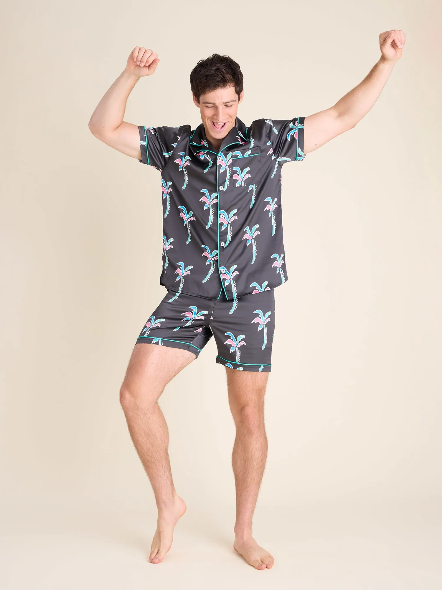 The Cabana Boy (Satin Sleep Shirt) - Image 4