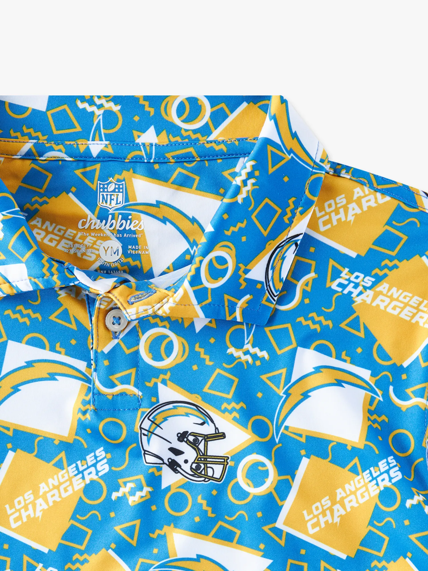 The Chargers Game Day Fit (Boys Performance Polo) - Image 3