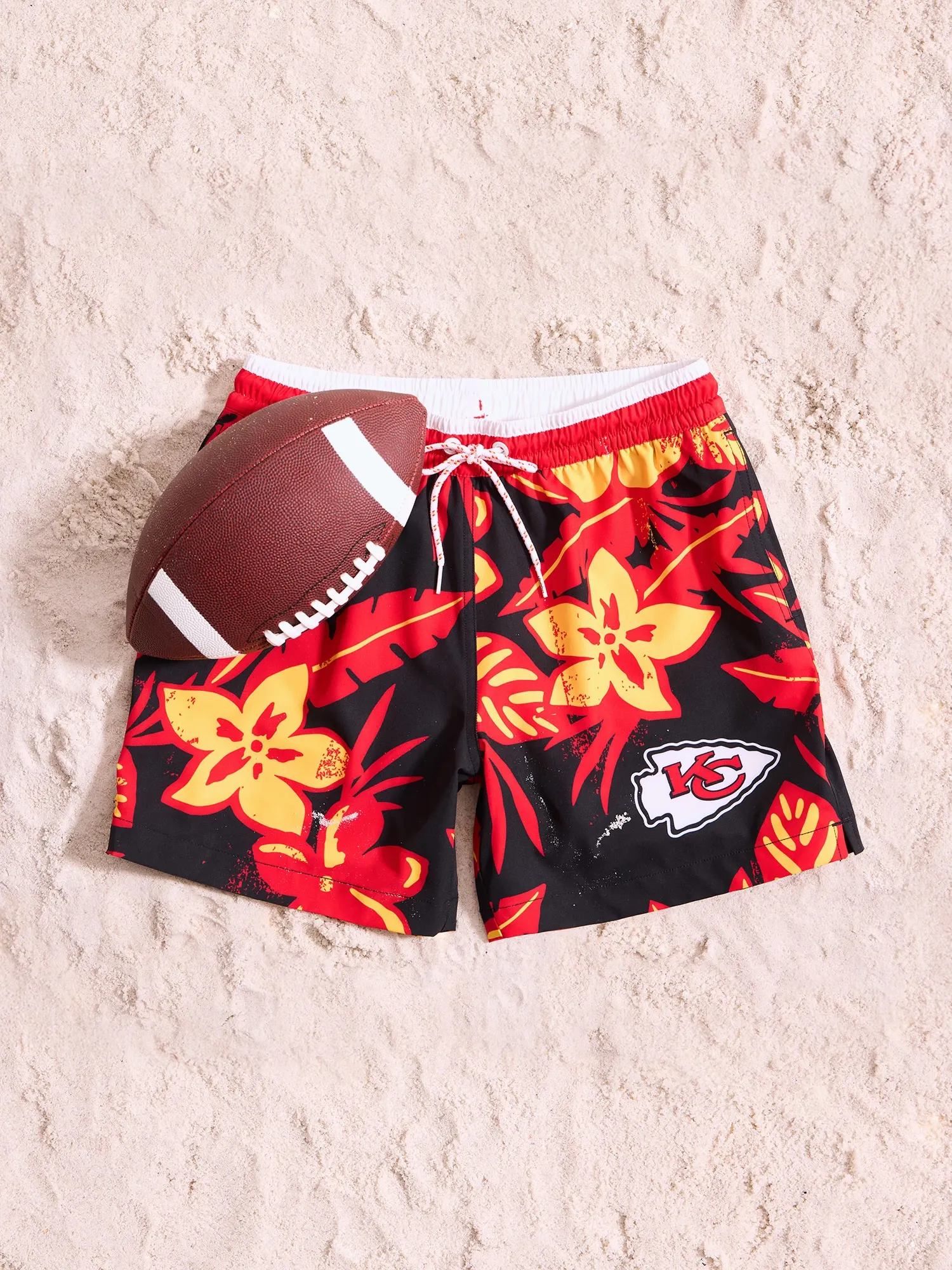The Chiefs Deep End Zones 5.5" (Classic Lined Swim Trunk) - Image 2