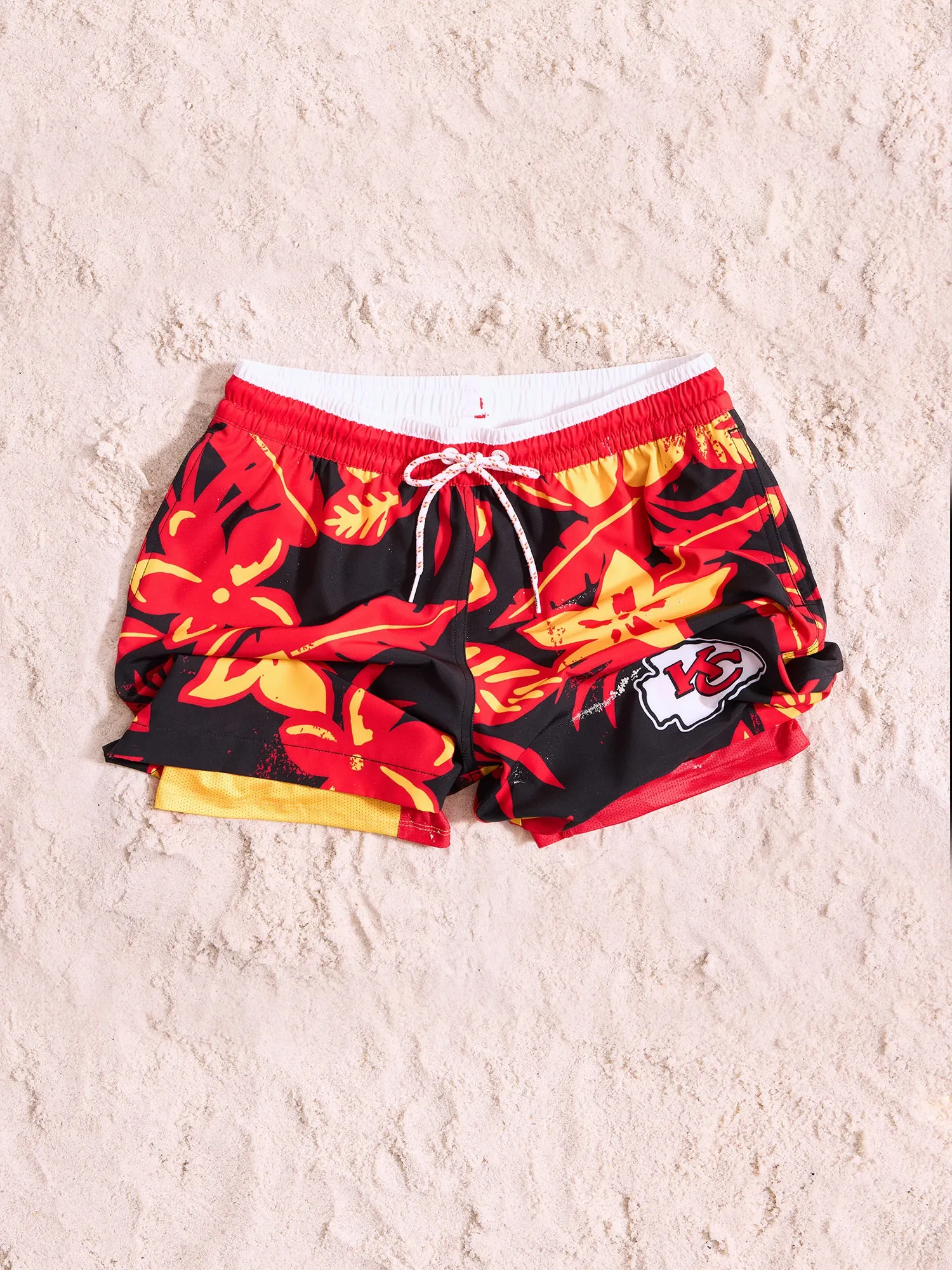 The Chiefs Deep End Zones 5.5" (Classic Lined Swim Trunk) - Image 3