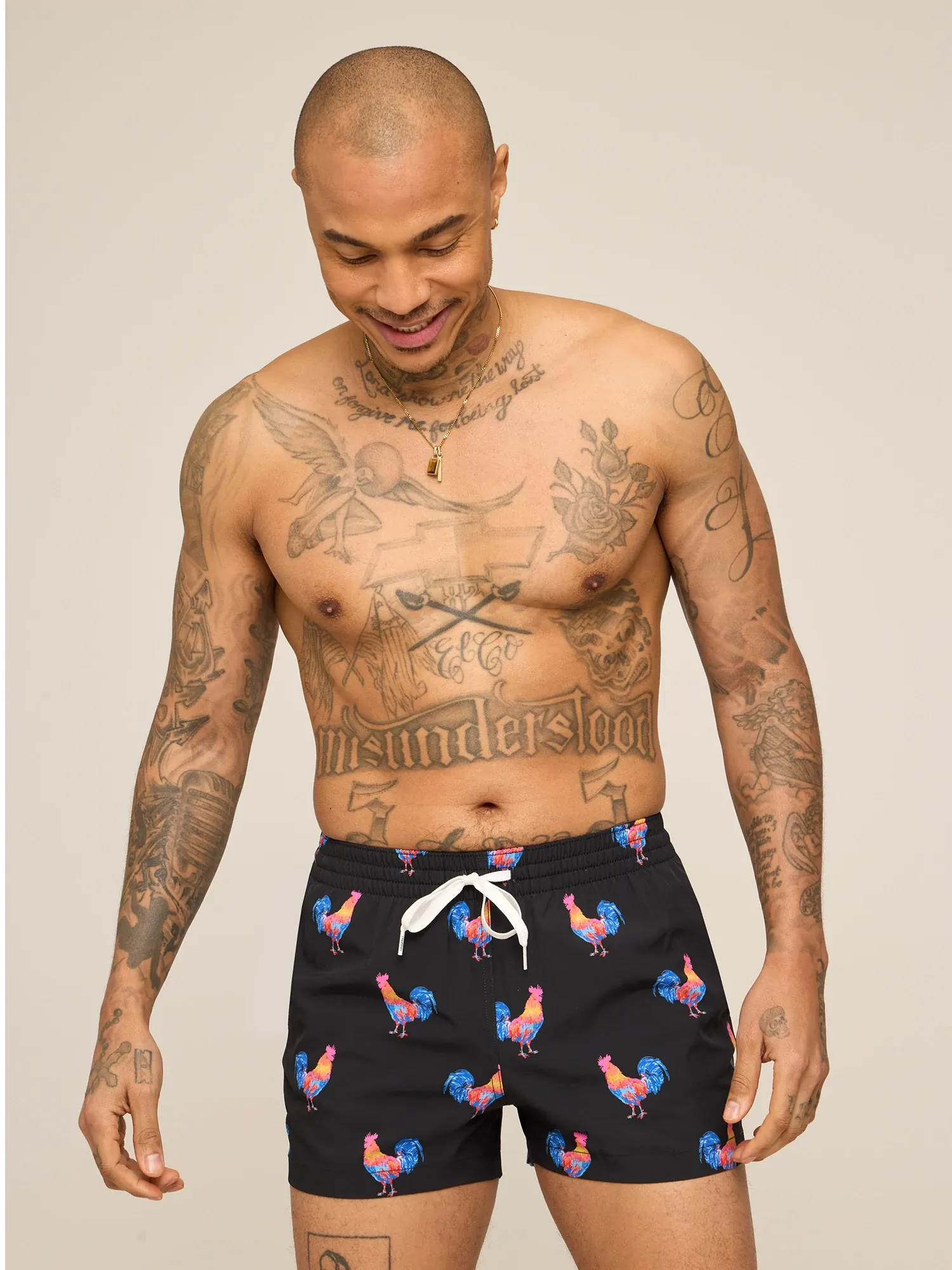 The Cockadoodle Doozies 4" (Classic Lined Swim Trunk) - Image 4
