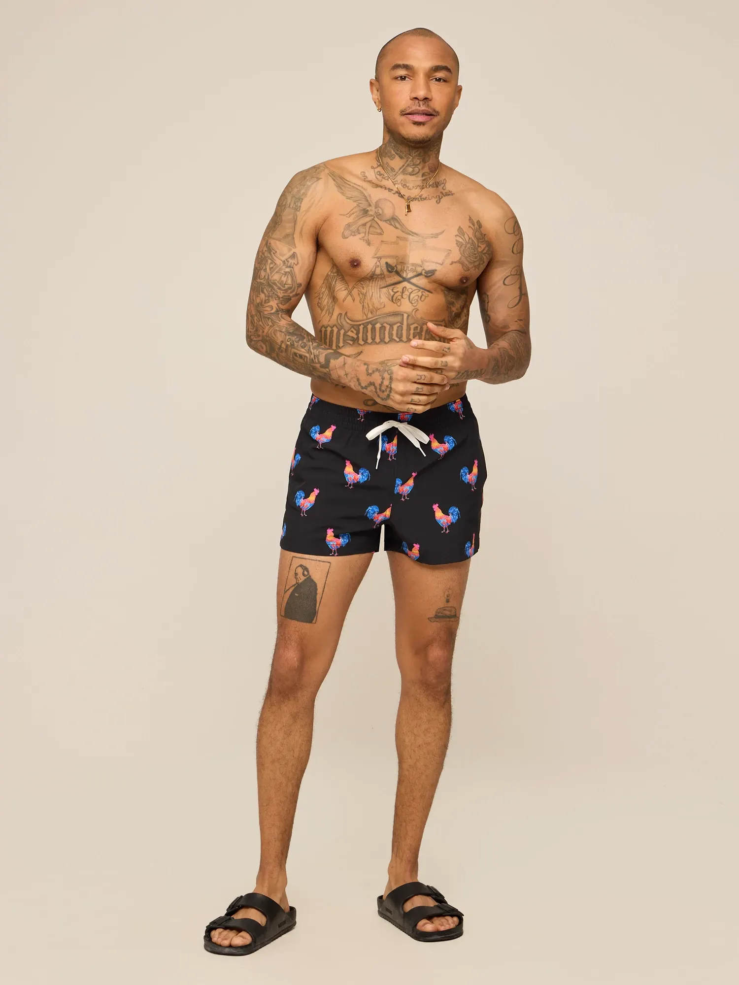 The Cockadoodle Doozies 4" (Classic Lined Swim Trunk) - Image 5
