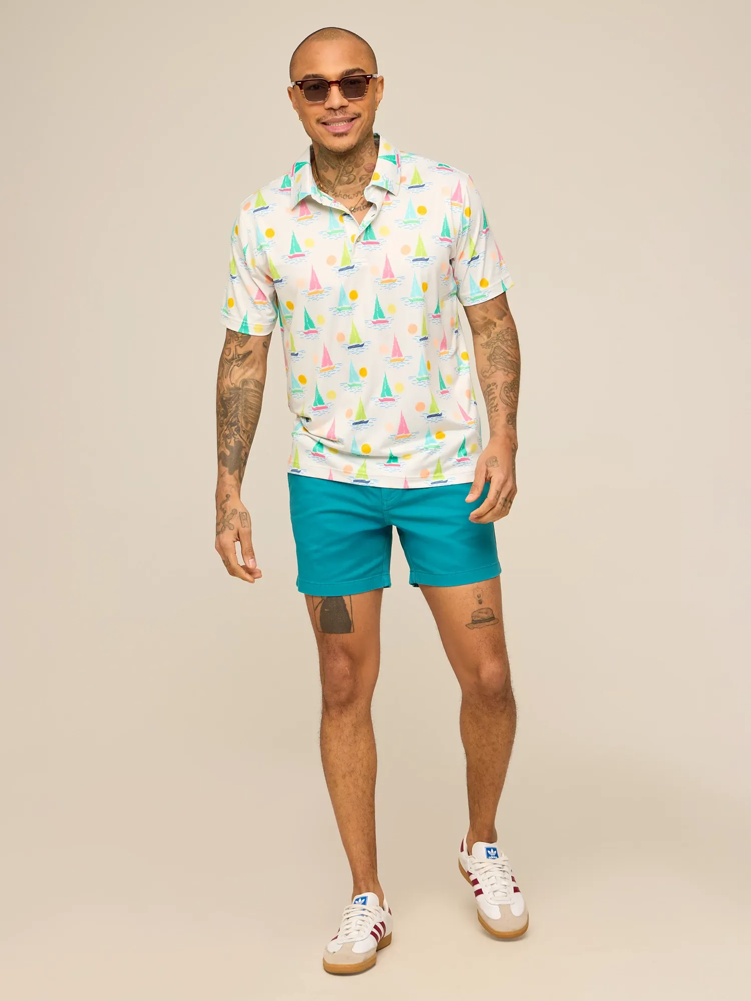 The Come Sail Away (Performance Polo)- White - Image 4