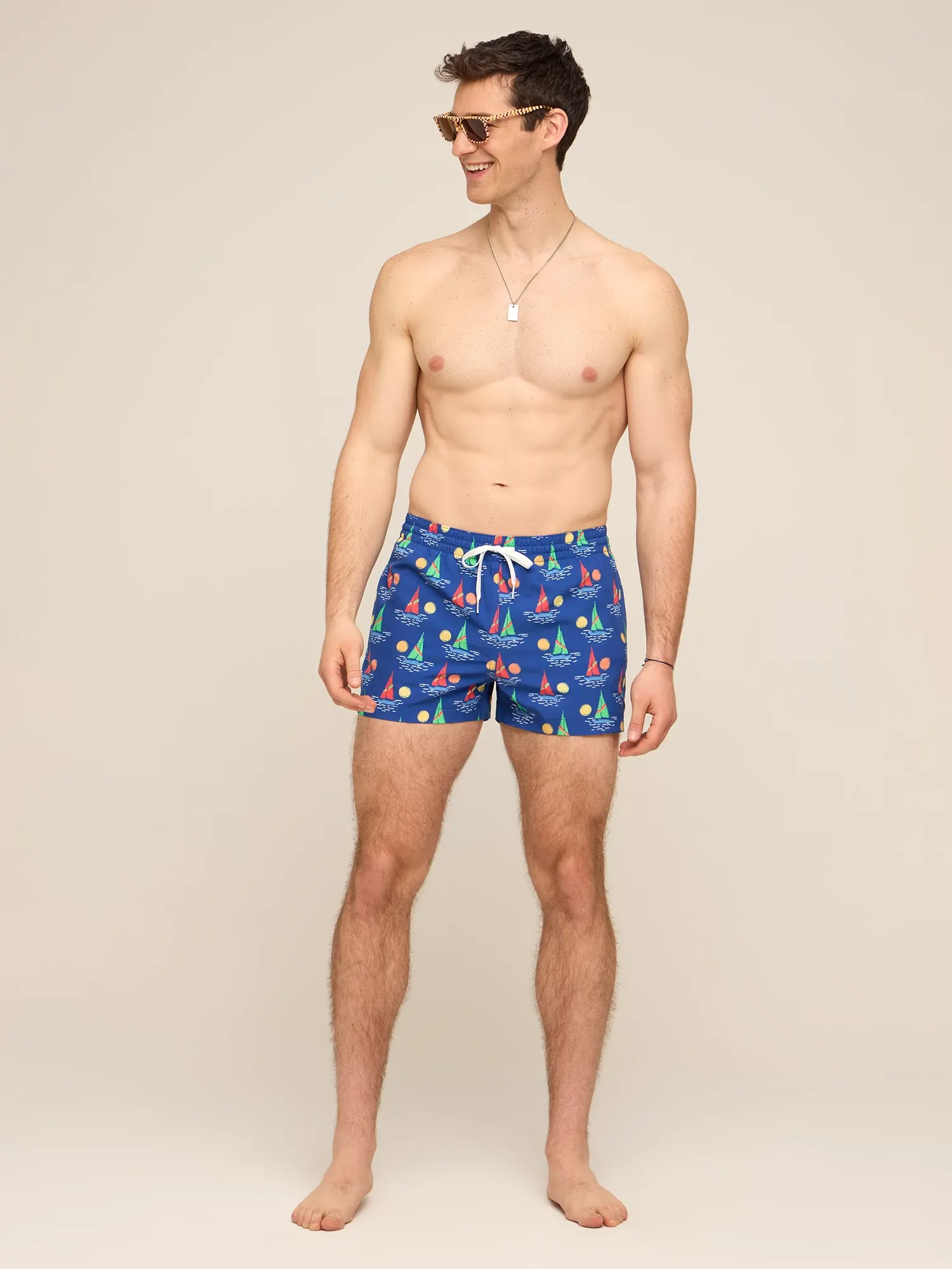 The Come Sail Aways 4" (Classic Lined Swim Trunk) - Image 6