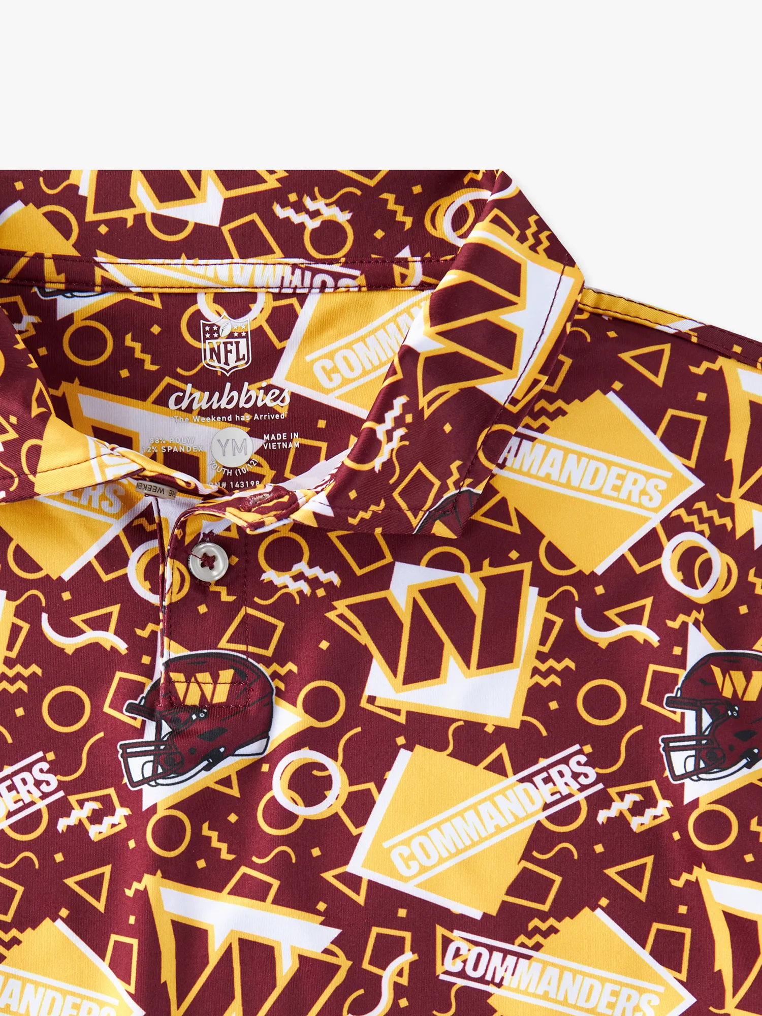 The Commanders Game Day Fit (Boys Performance Polo) - Image 2