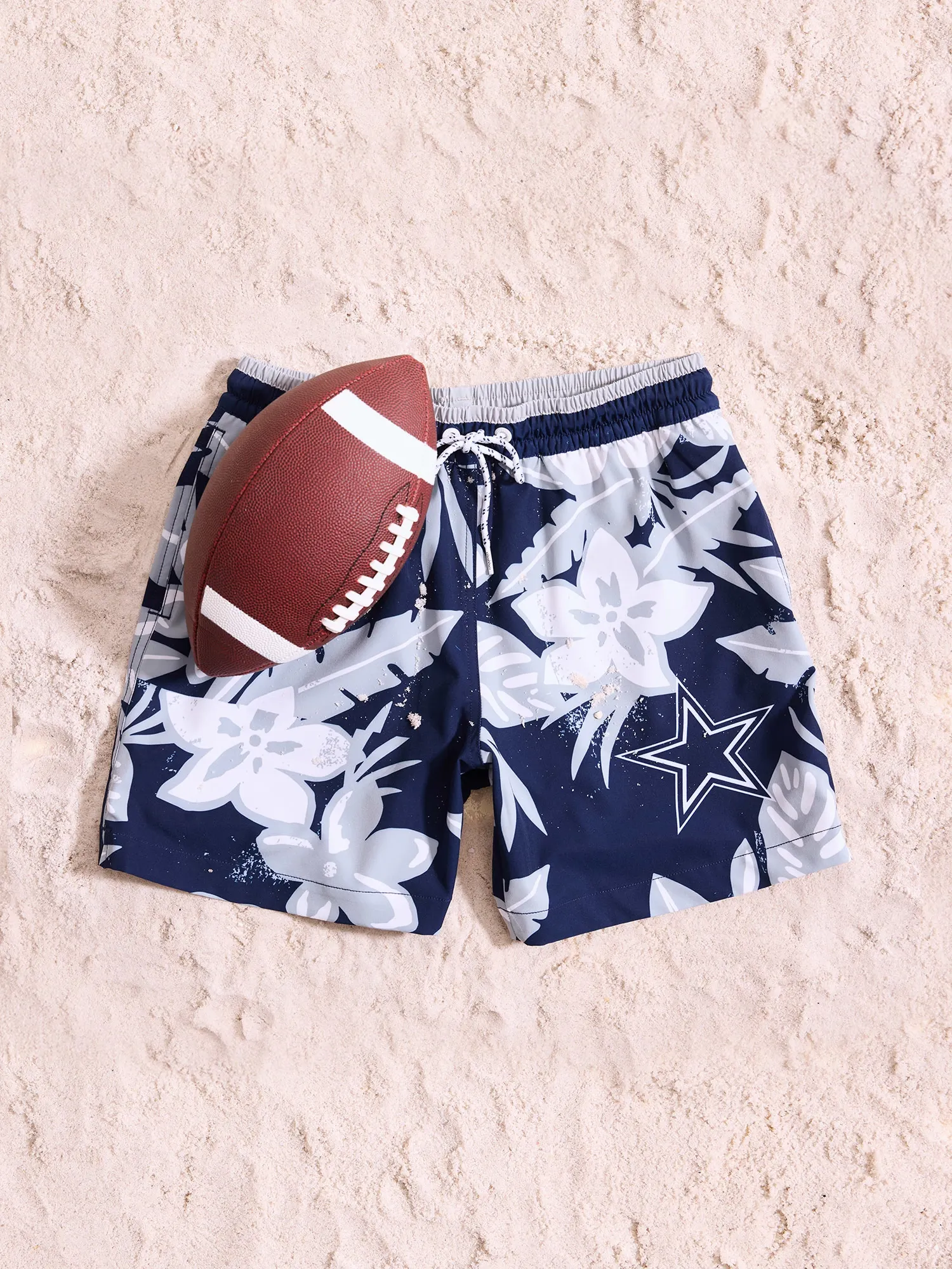 The Cowboys Deep End Zones 5.5" (Classic Lined Swim Trunk) - Image 2