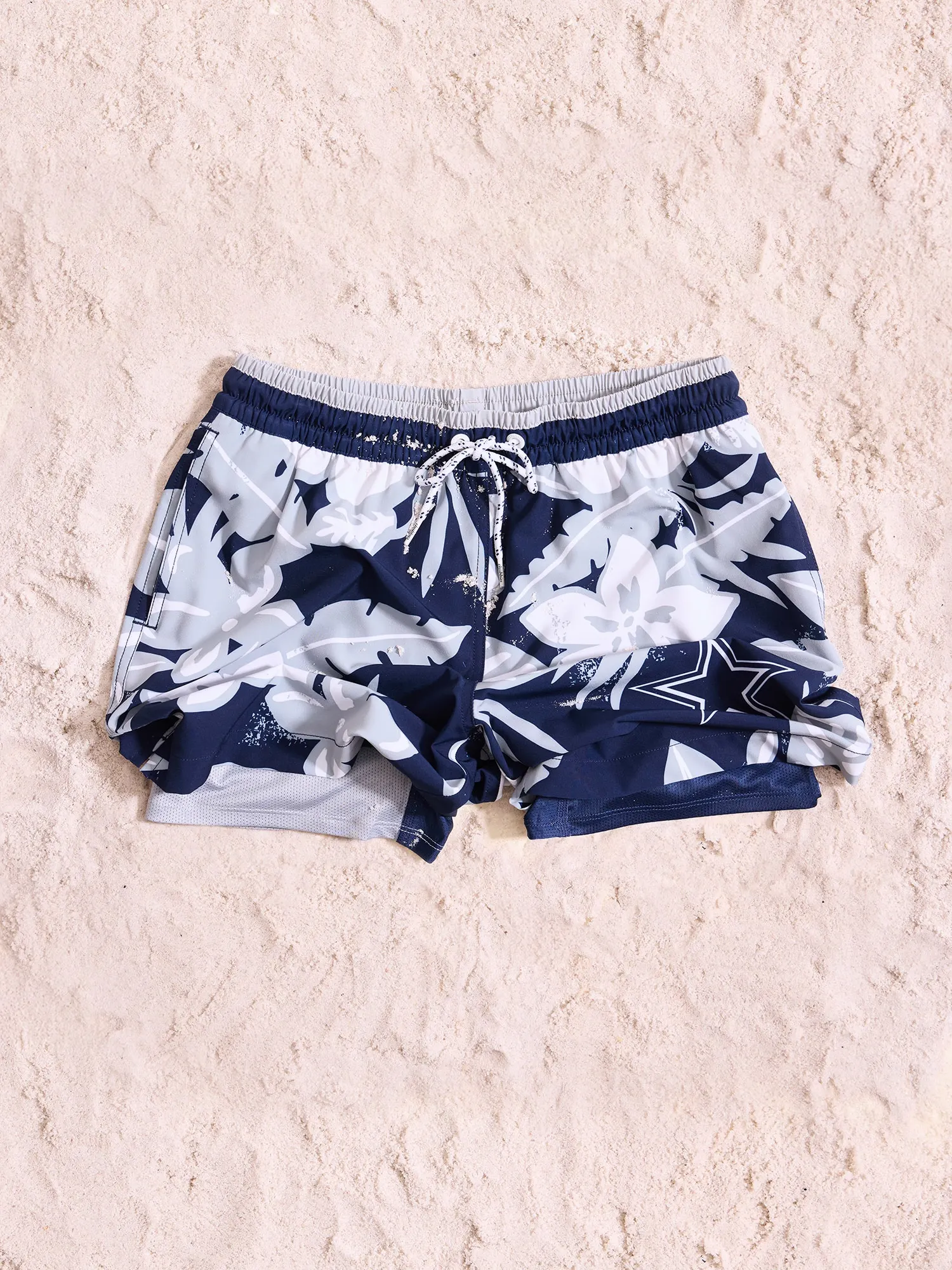 The Cowboys Deep End Zones 5.5" (Classic Lined Swim Trunk) - Image 3