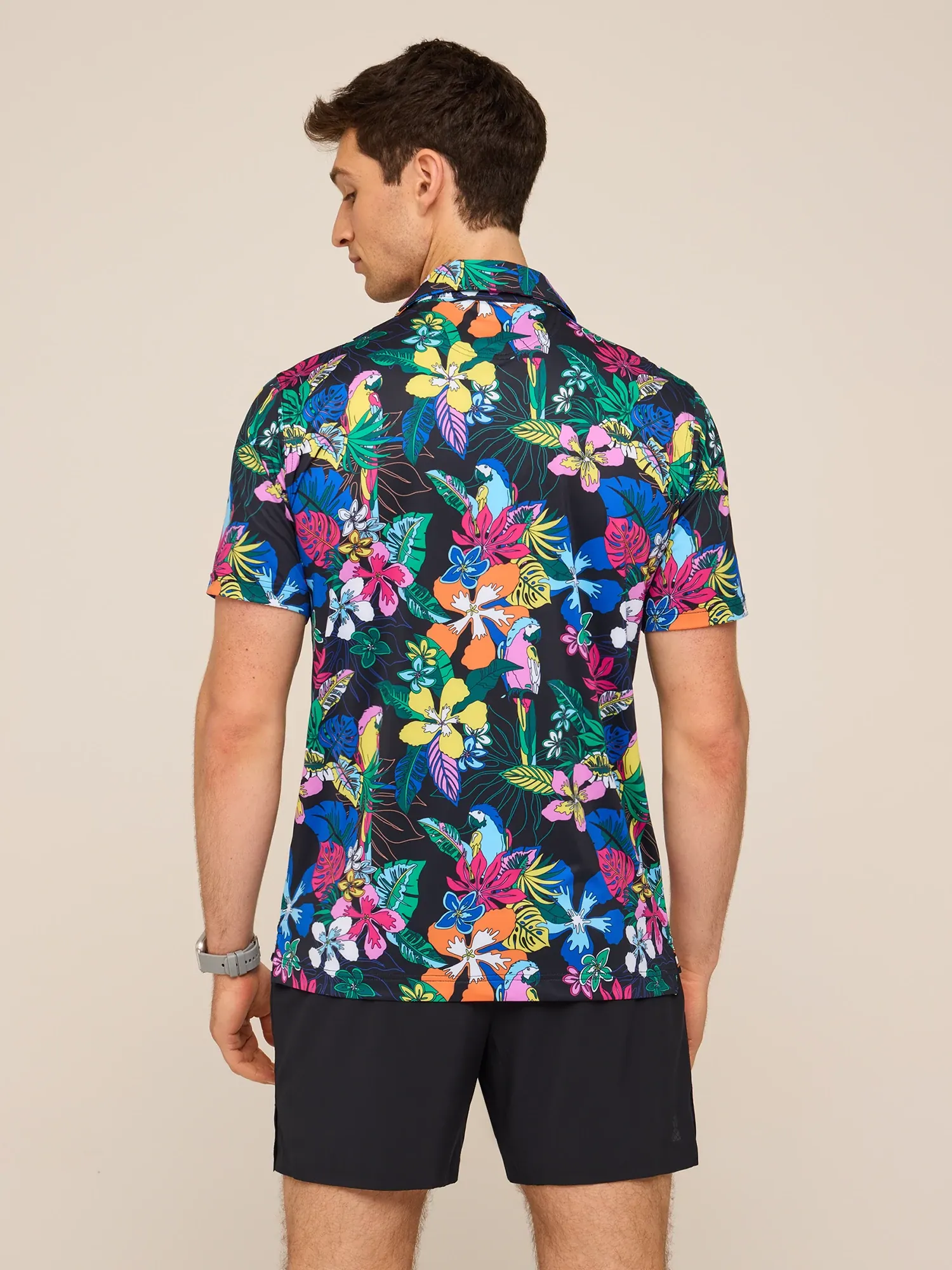 The Deep Floral (Performance Polo) - Image 2